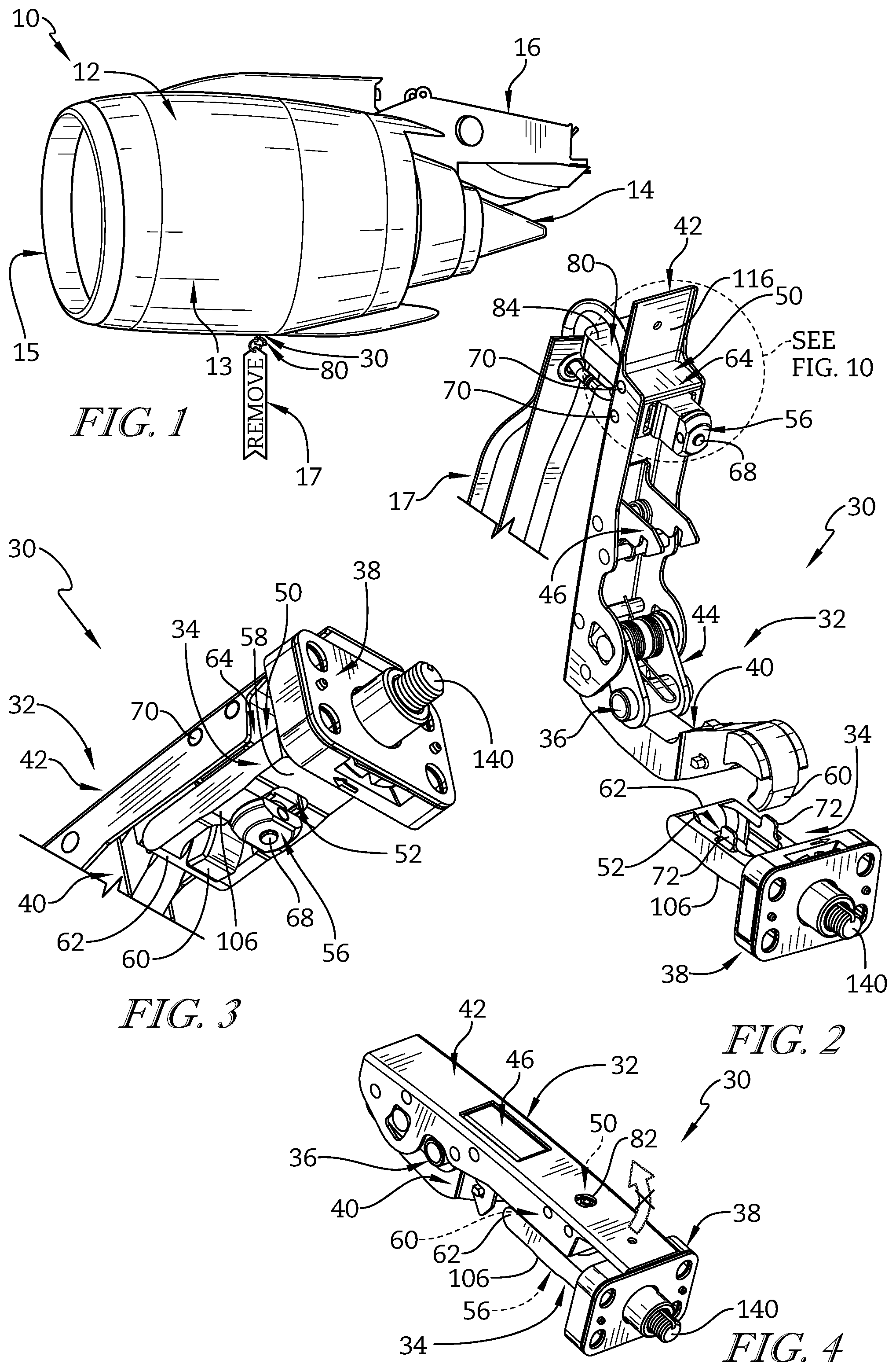 Patent US11773622 — Key, lock, and latch assembly — Figure 1
