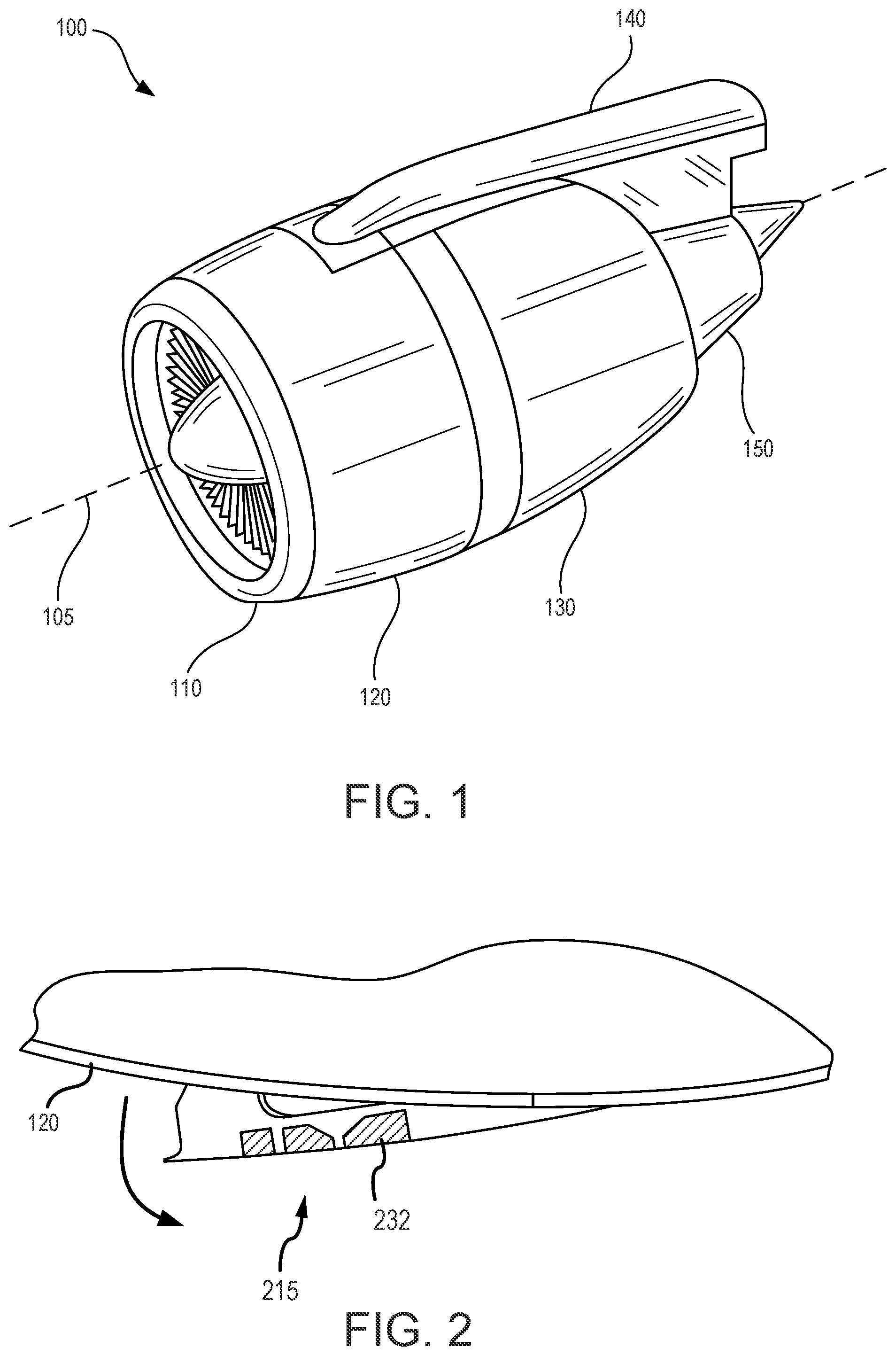 Patent US11773623 — Systems and methods for high visibility latch handle — Figure 1