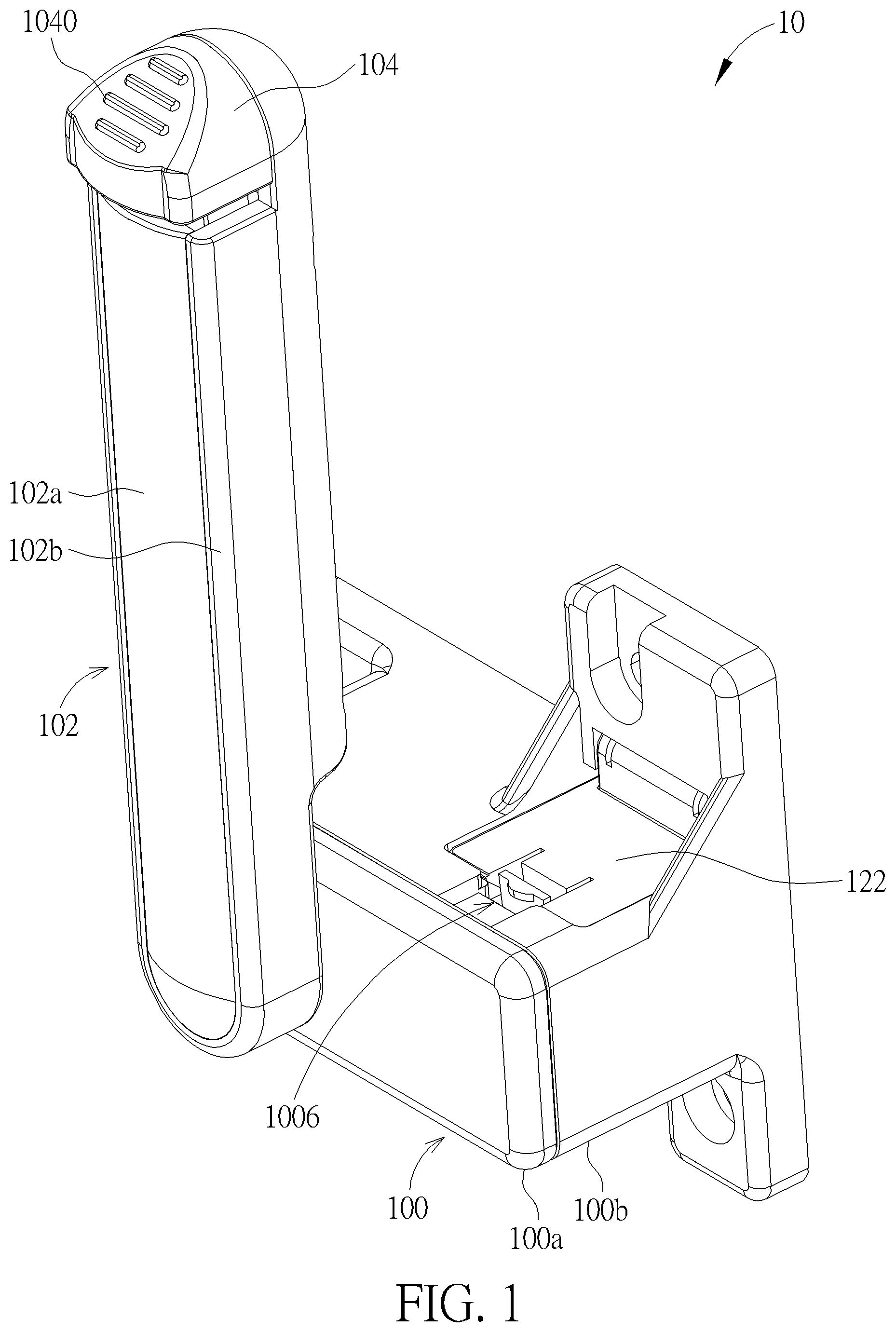Patent US11773633 — Unlock mechanism and server — Figure 1