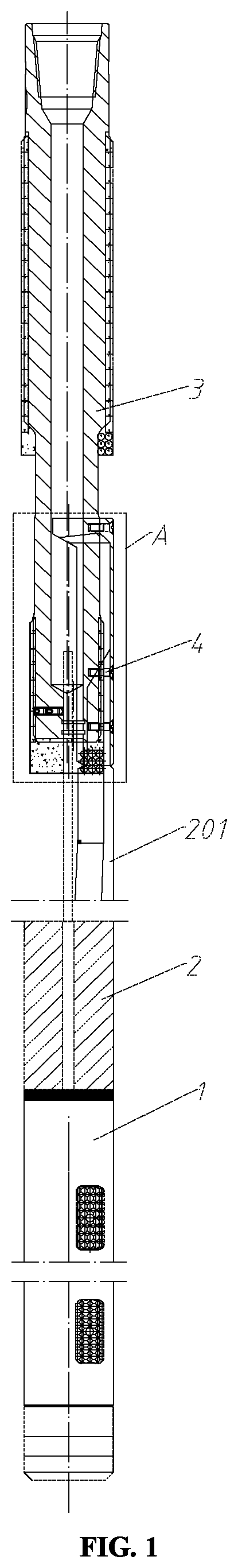 Patent US11773655 Figure 1 – Integrated whipstock and separation method thereof