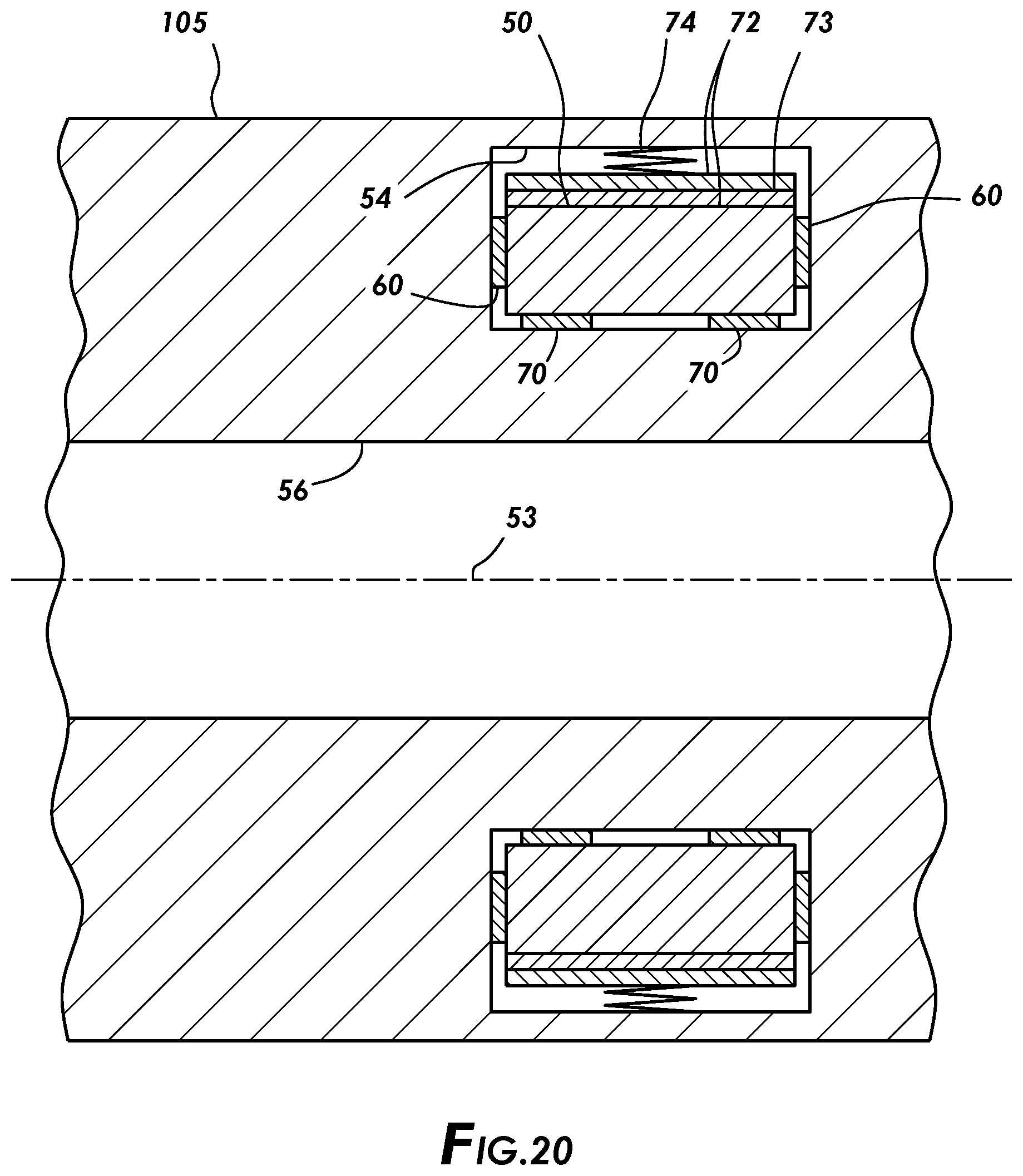 Patent US11773659 Figure 13 – Method and apparatus for transferring rotational oscillations and thermal energy