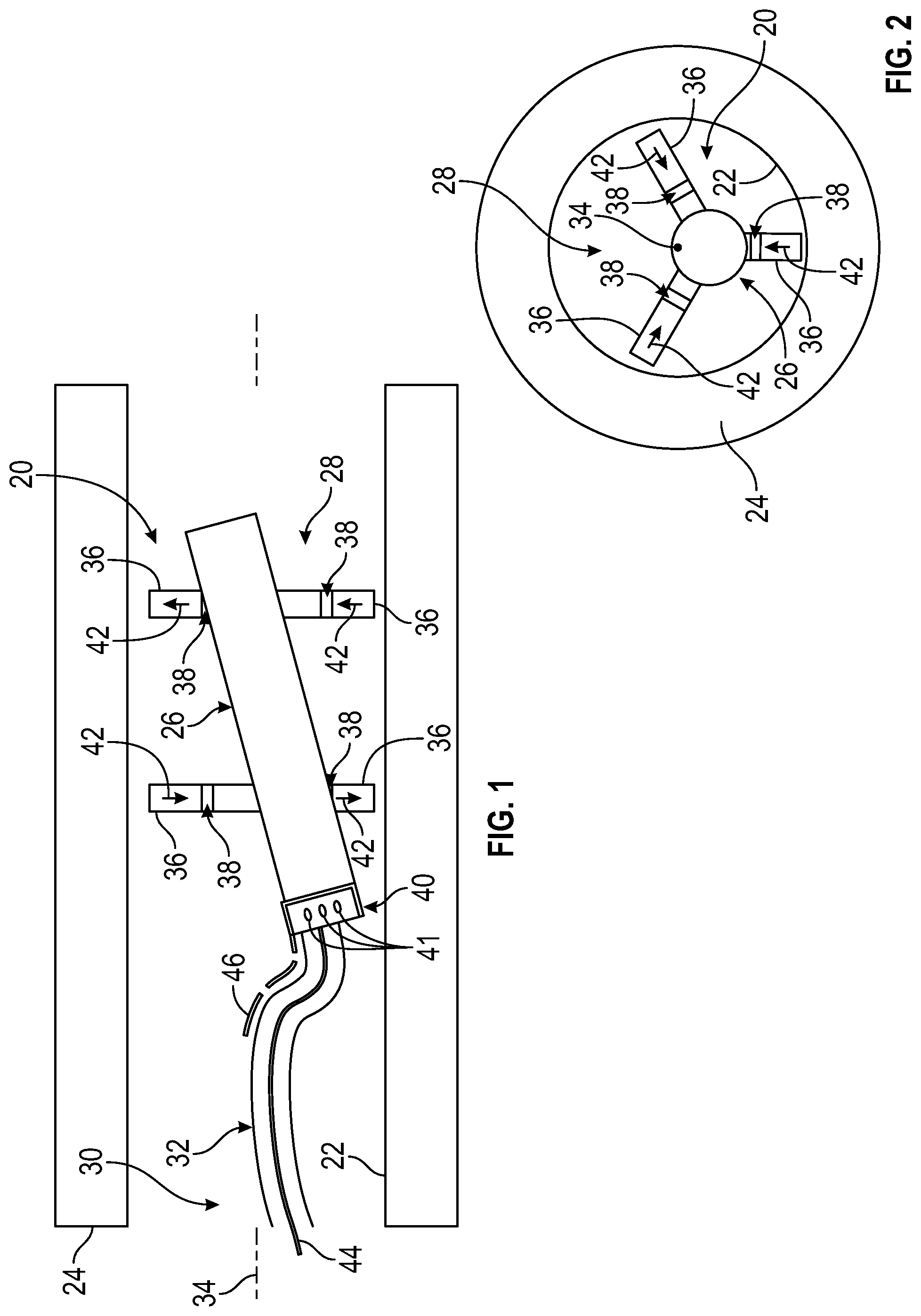 Patent US11773660 — System and method for active centralization of downhole well tools — Figure 1