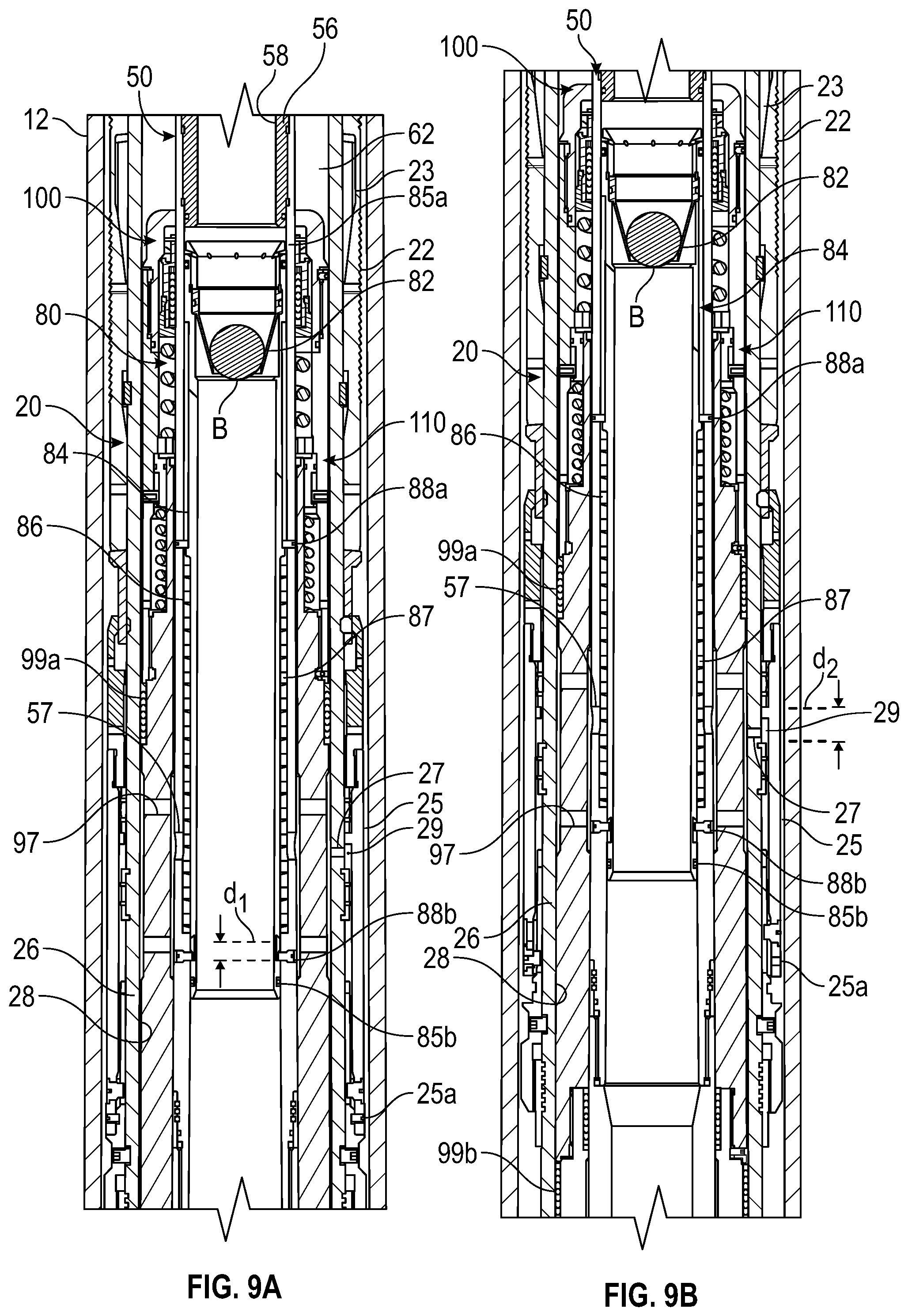 Patent US11773672 Figure 11 – Debris exclusive-pressure intensified-pressure balanced setting tool for liner hanger