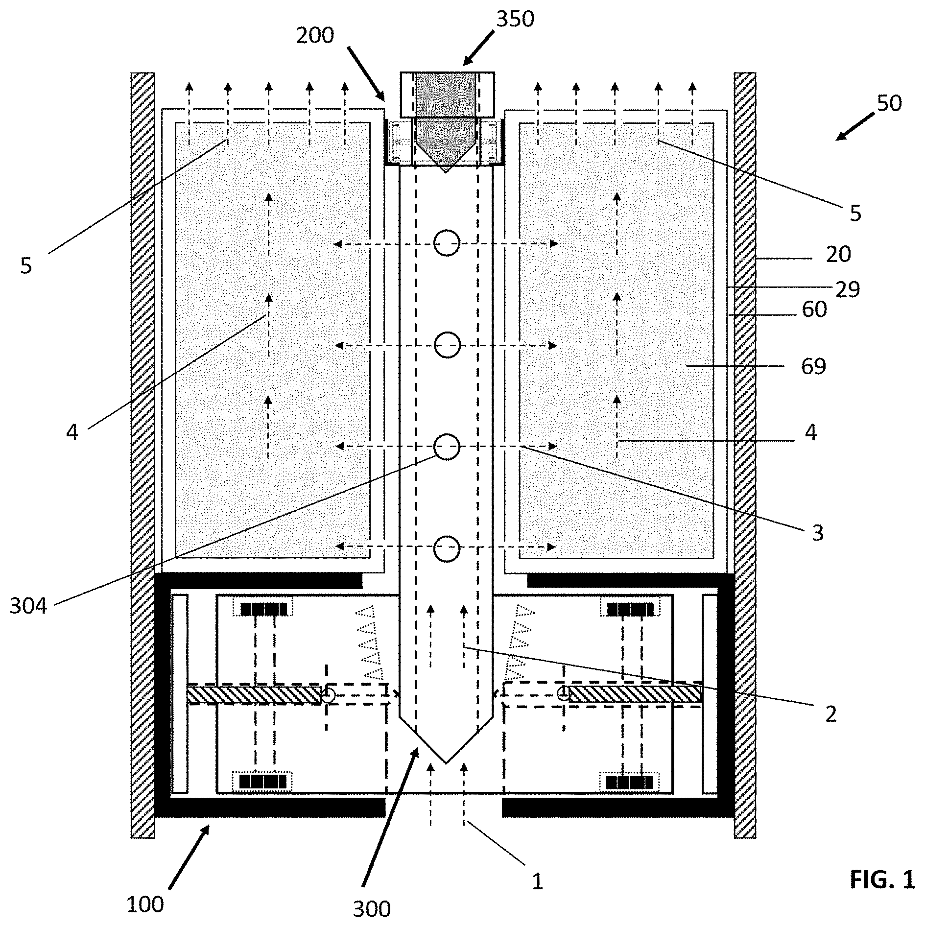 Patent US11773680 Figure 1 – Mechanical packer systems for controlling fluid flow