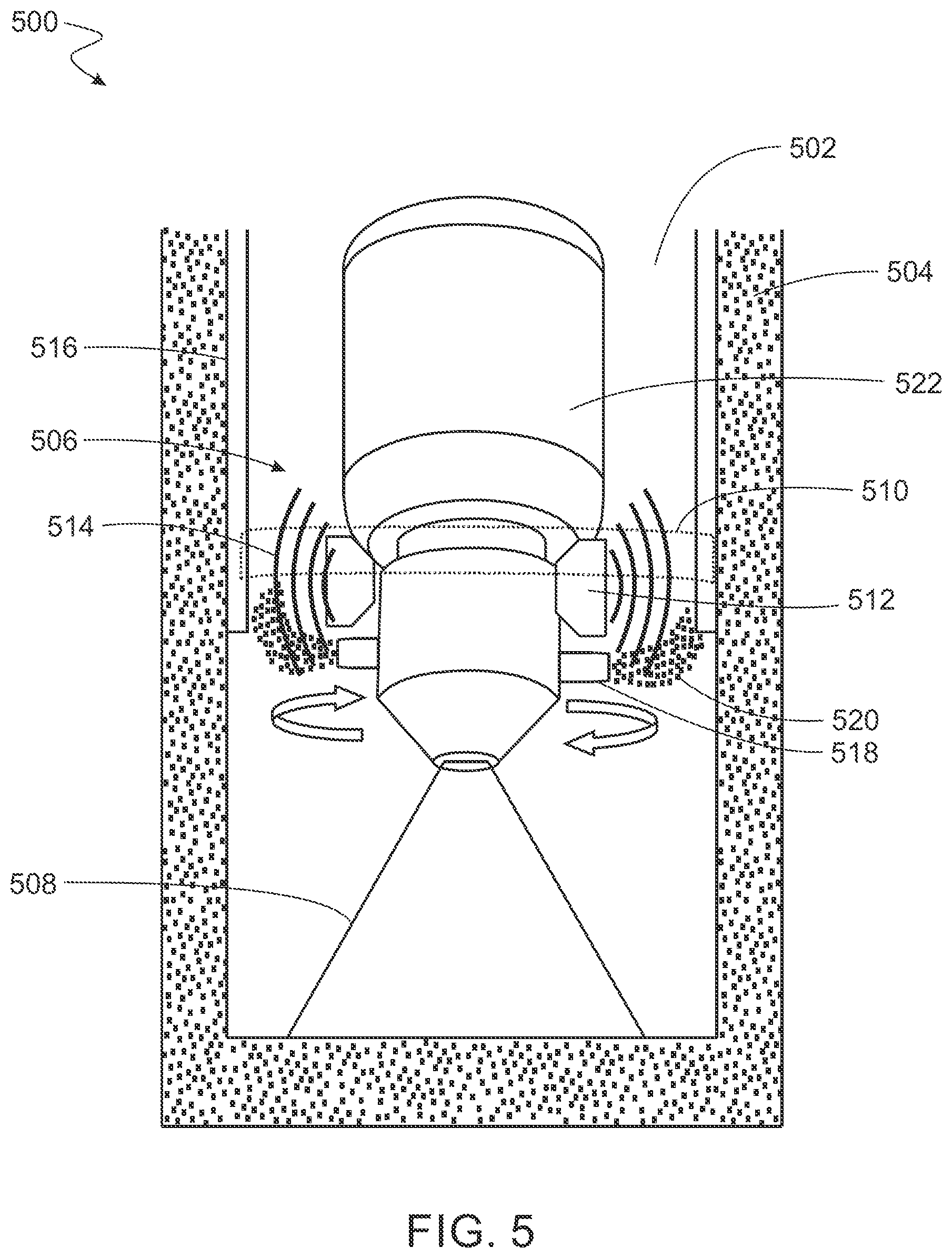 Patent US11773684 Figure 5 – Wellbore drilling and completion systems using laser head