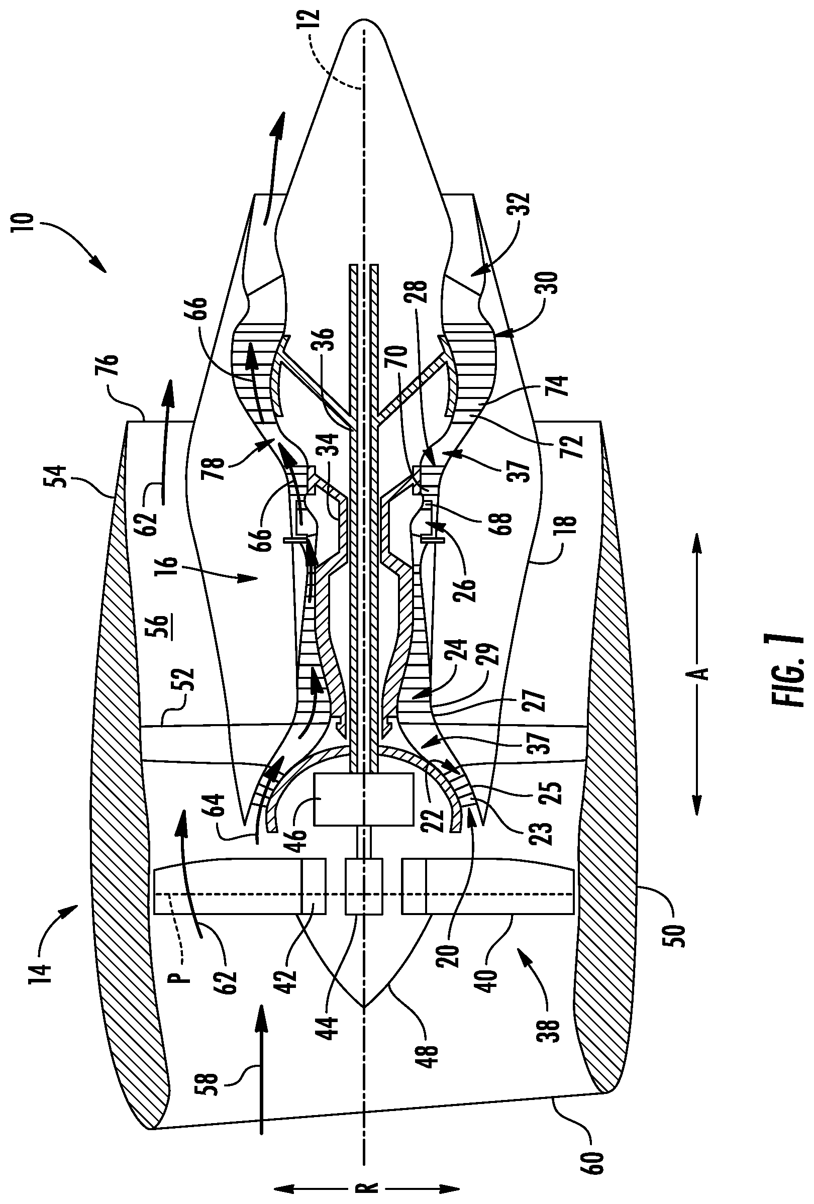 Patent US11773732 — Rotor blade with protective layer — Figure 1