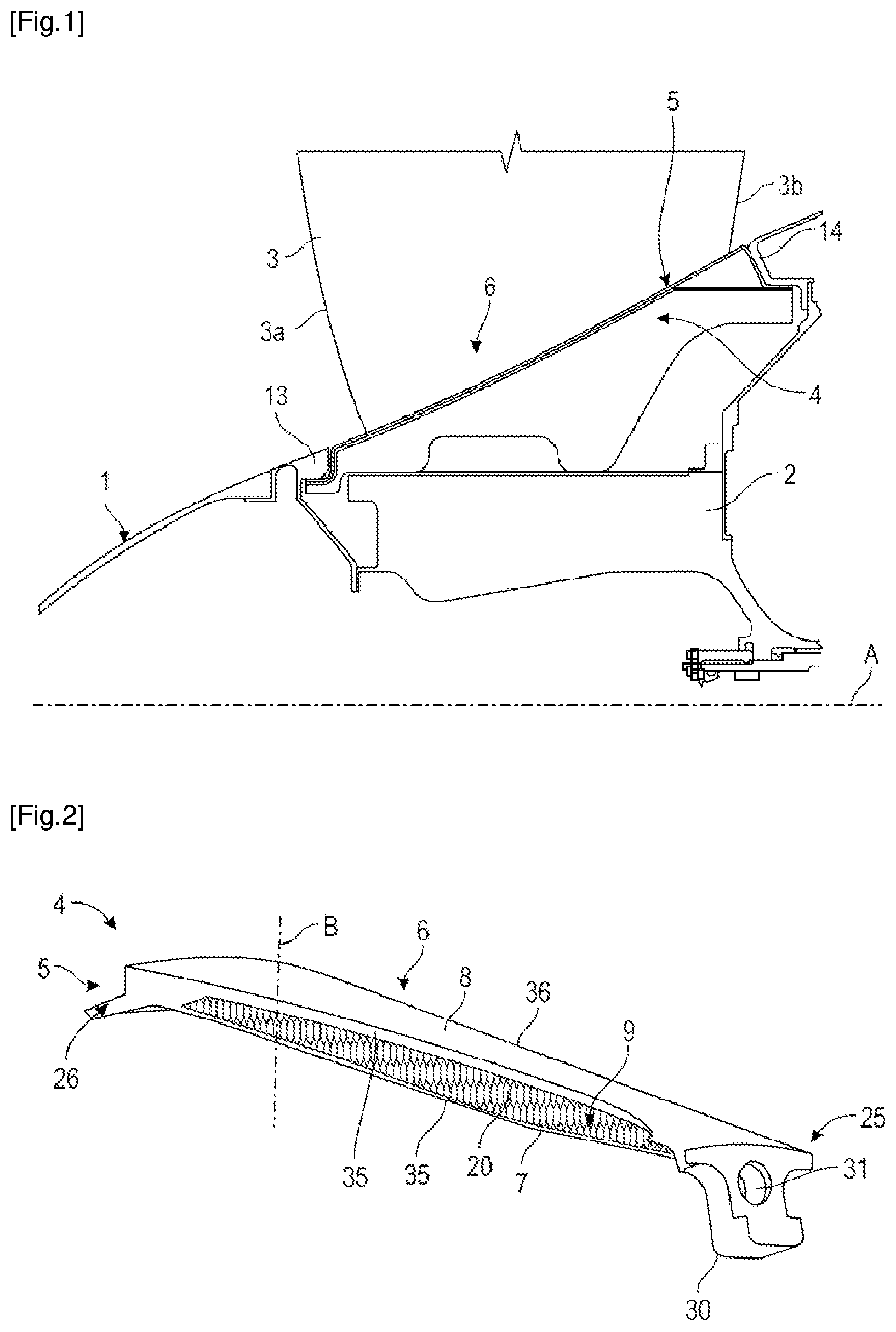 Patent US11773740 — Platform for a fan rotor of an aircraft turbomachine — Figure 1