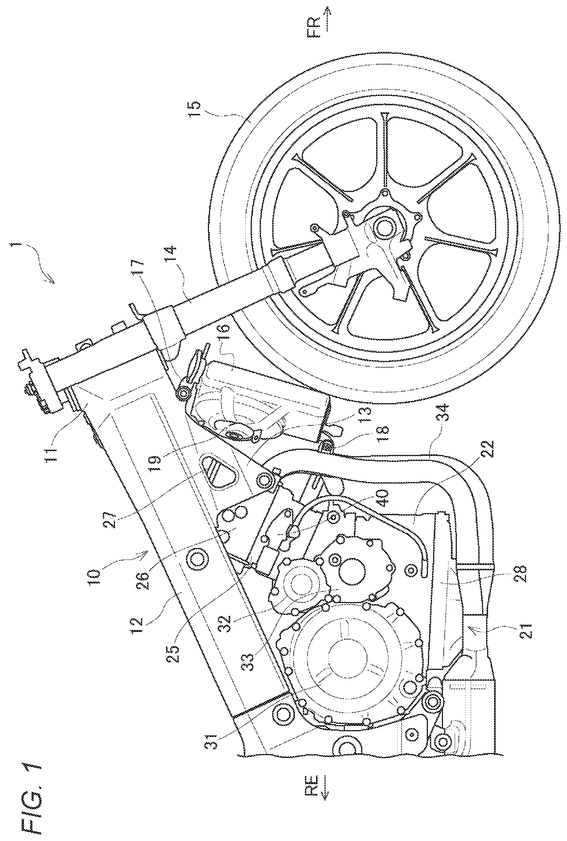 Patent US11773755 — Variable valve timing system — Figure 1