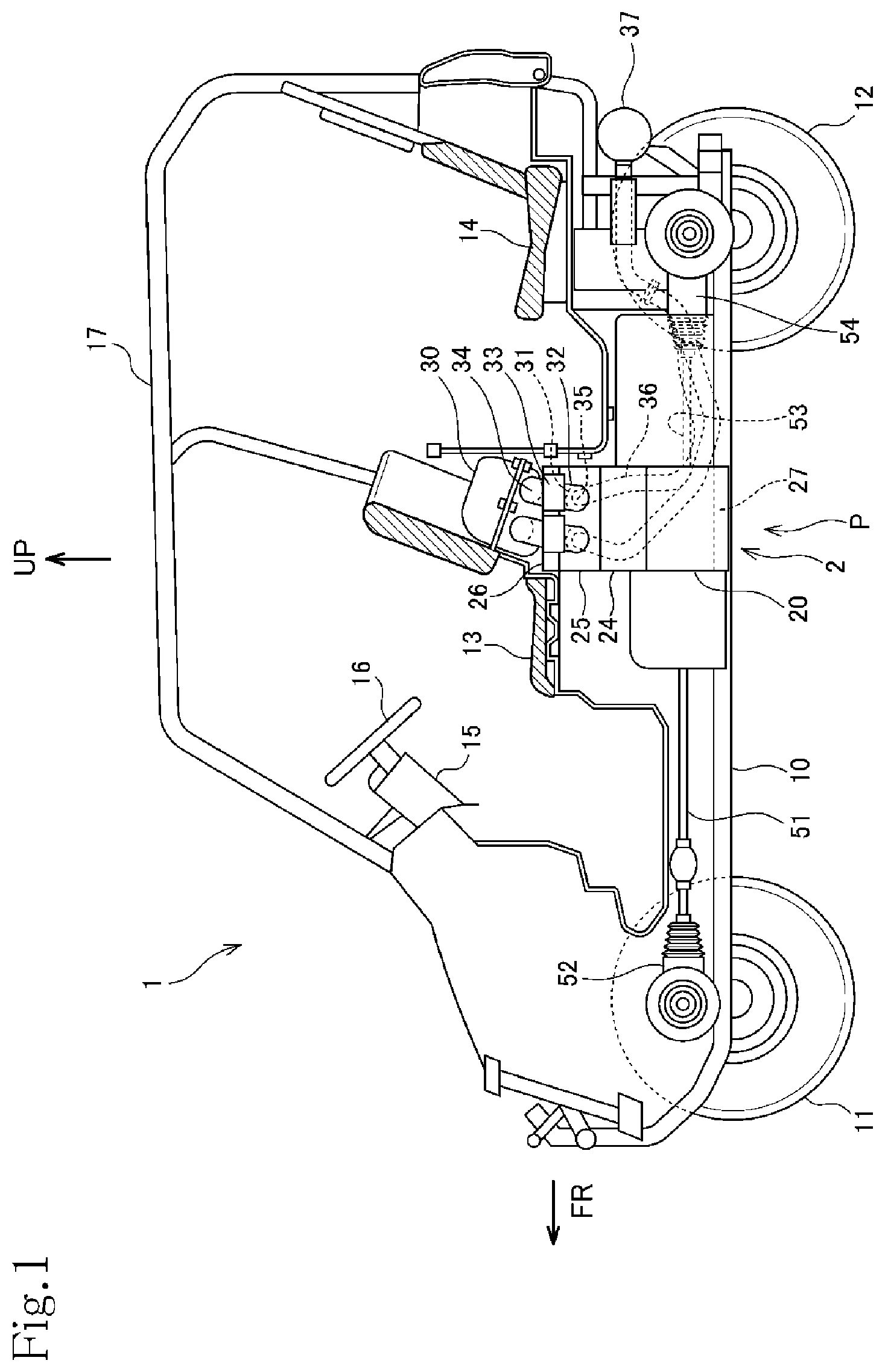 Patent US11773759 — Oil passageway structure for internal combustion engines — Figure 1