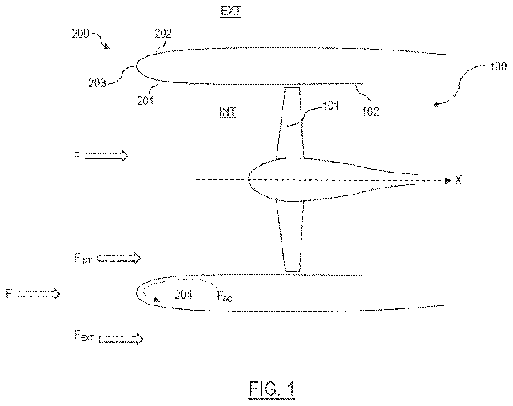 Patent US11773779 — Air inlet and method for de-icing an air inlet into a nacelle of an aircraft turbojet engine — Figure 1