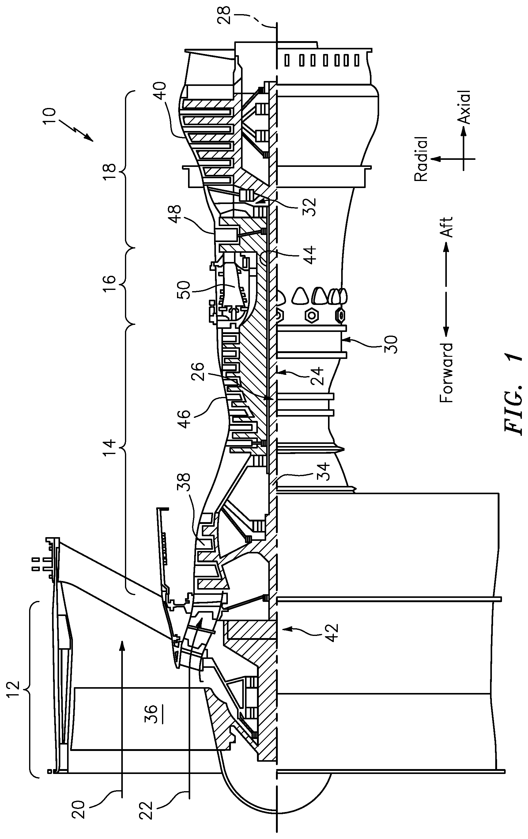 Patent US11773783 Figure 1 – Flexible sensor system for prognostic health monitoring of composite aerostructures