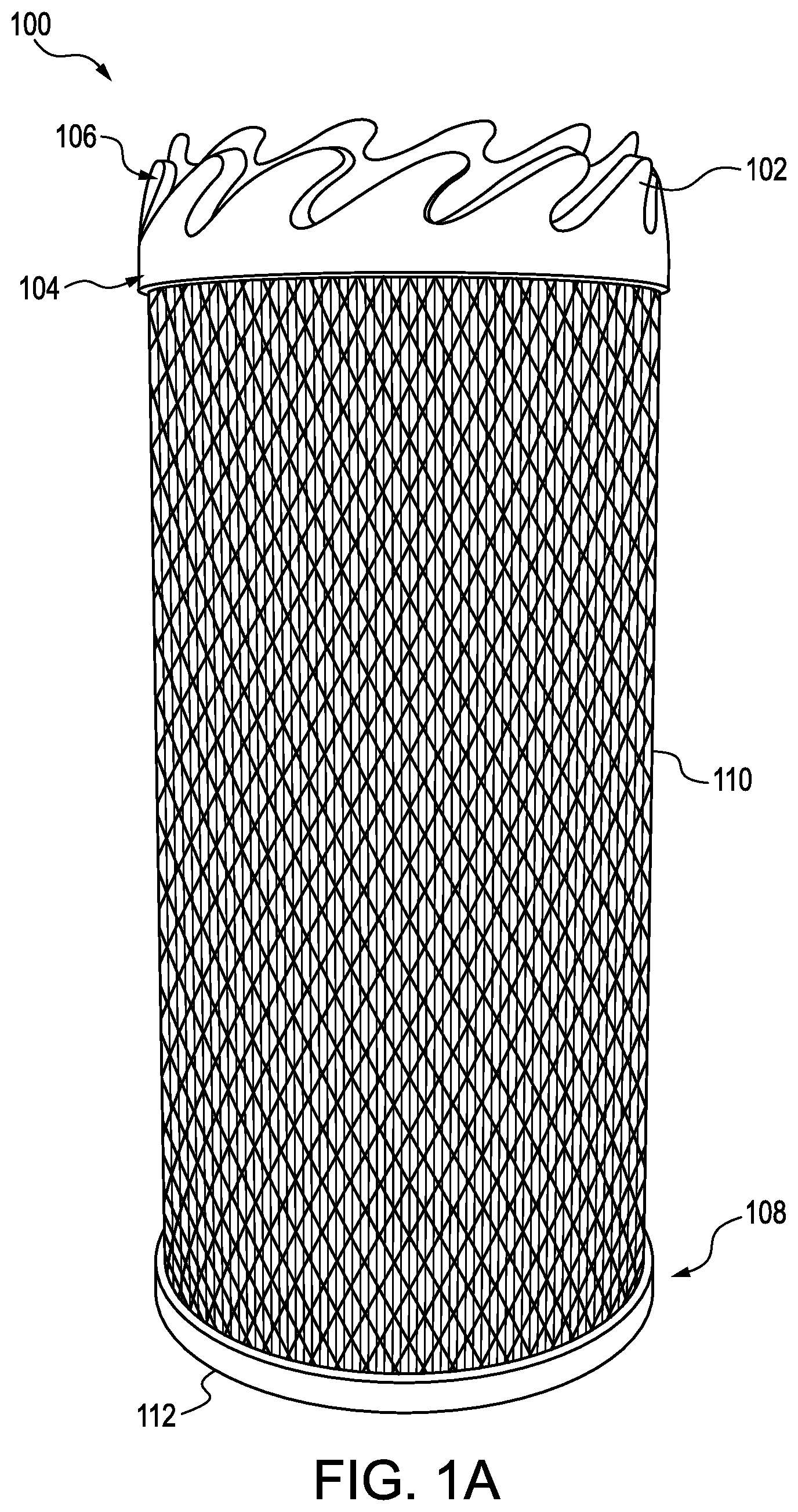 Patent US11773812 — Curved seal on filter element and protective seal mold — Figure 1