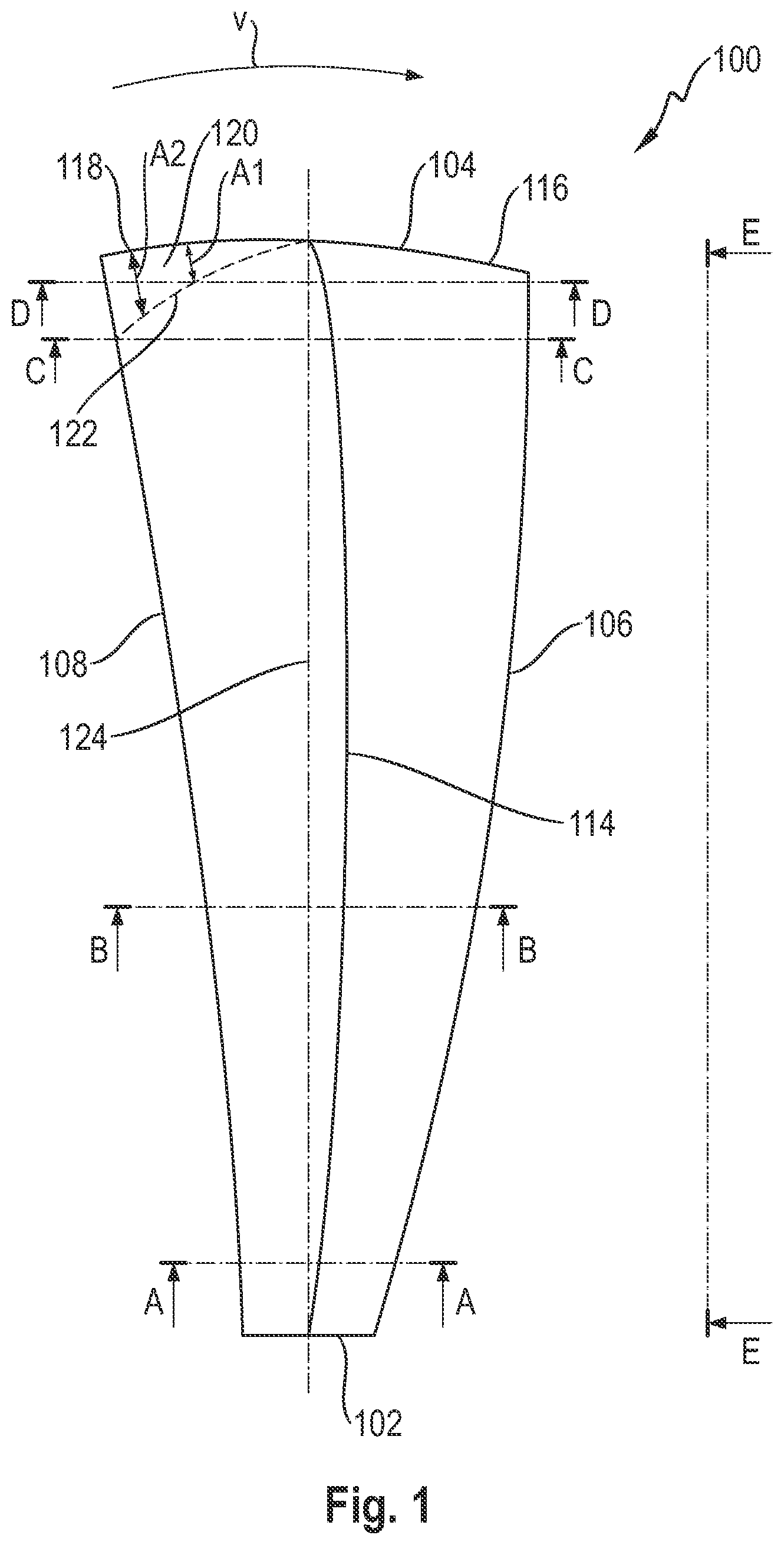 Patent US11773819 — Rotor blade for a wind turbine — Figure 1