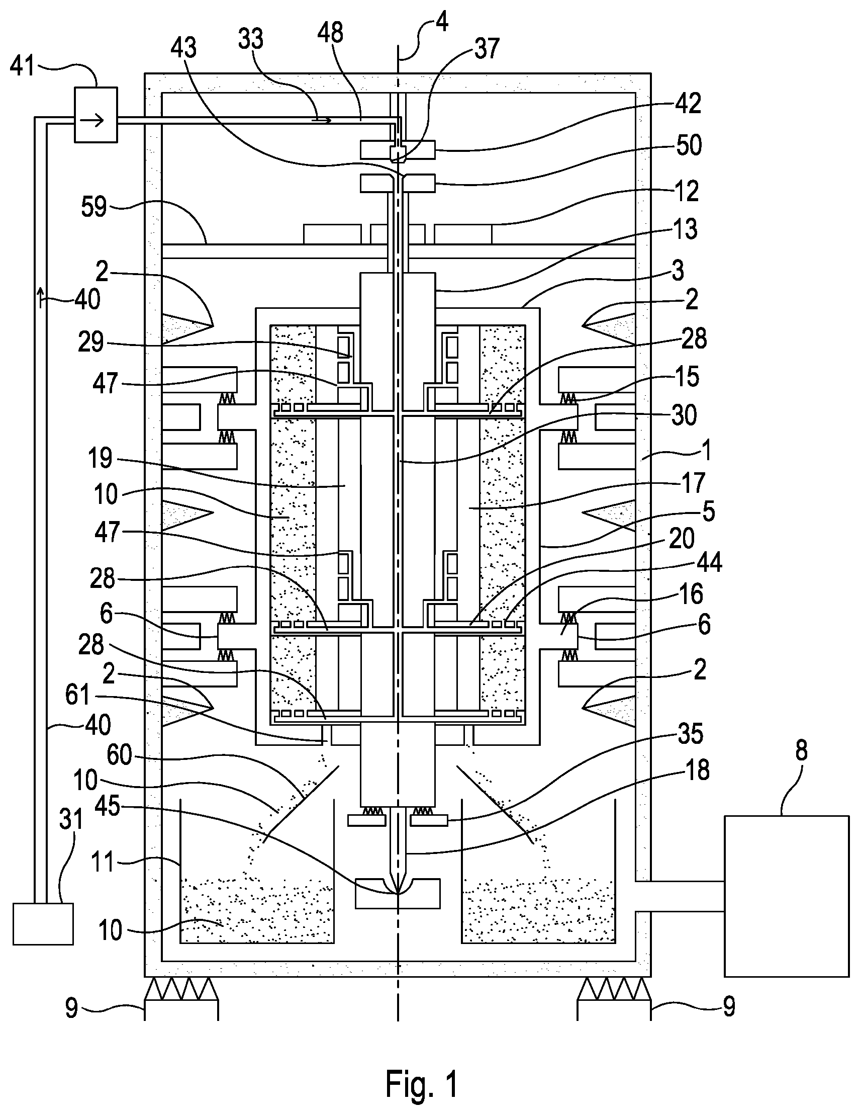Patent US11773829 — Flywheel arrangement — Figure 1