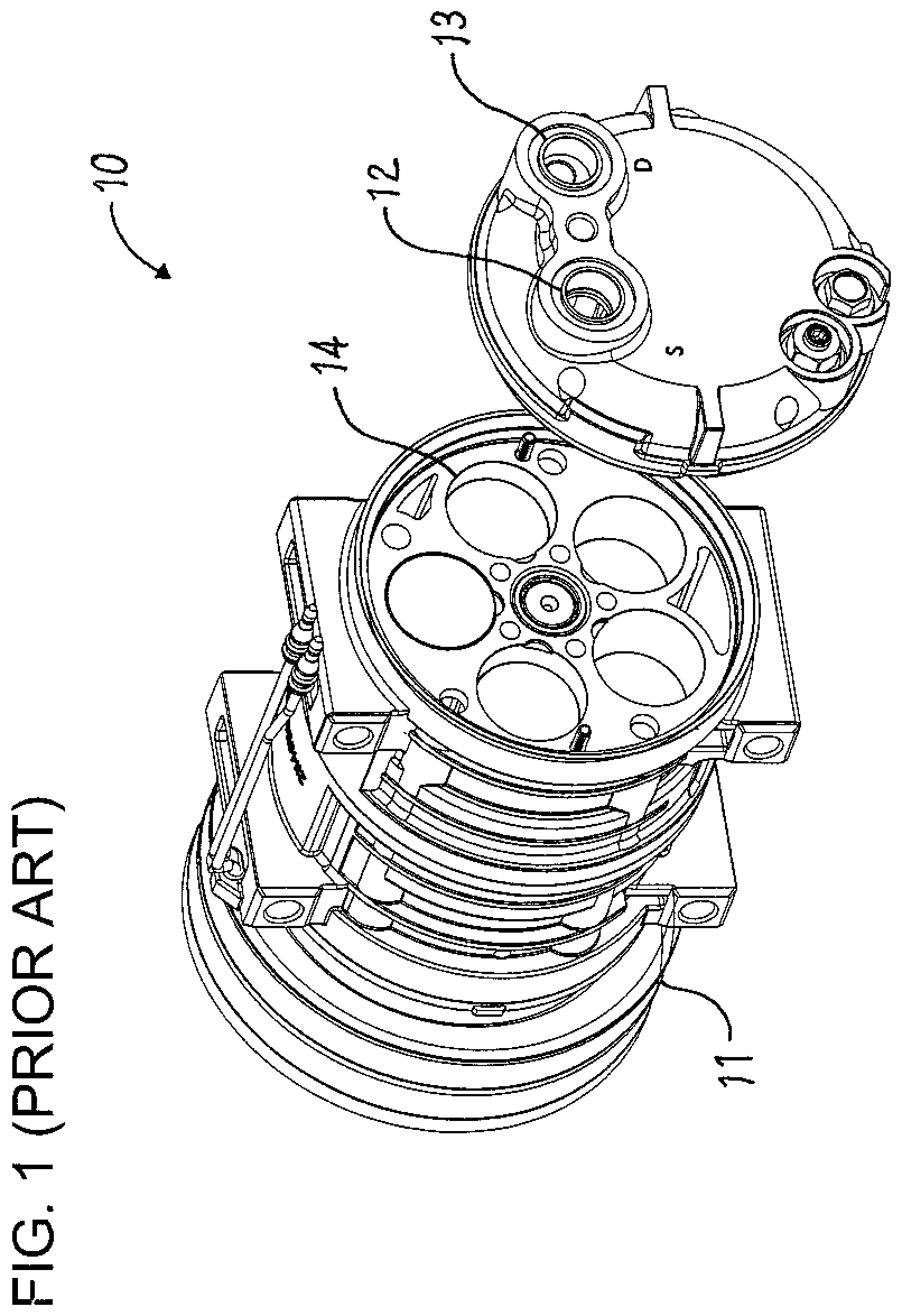 Patent US11773837 — Compressor — Figure 1