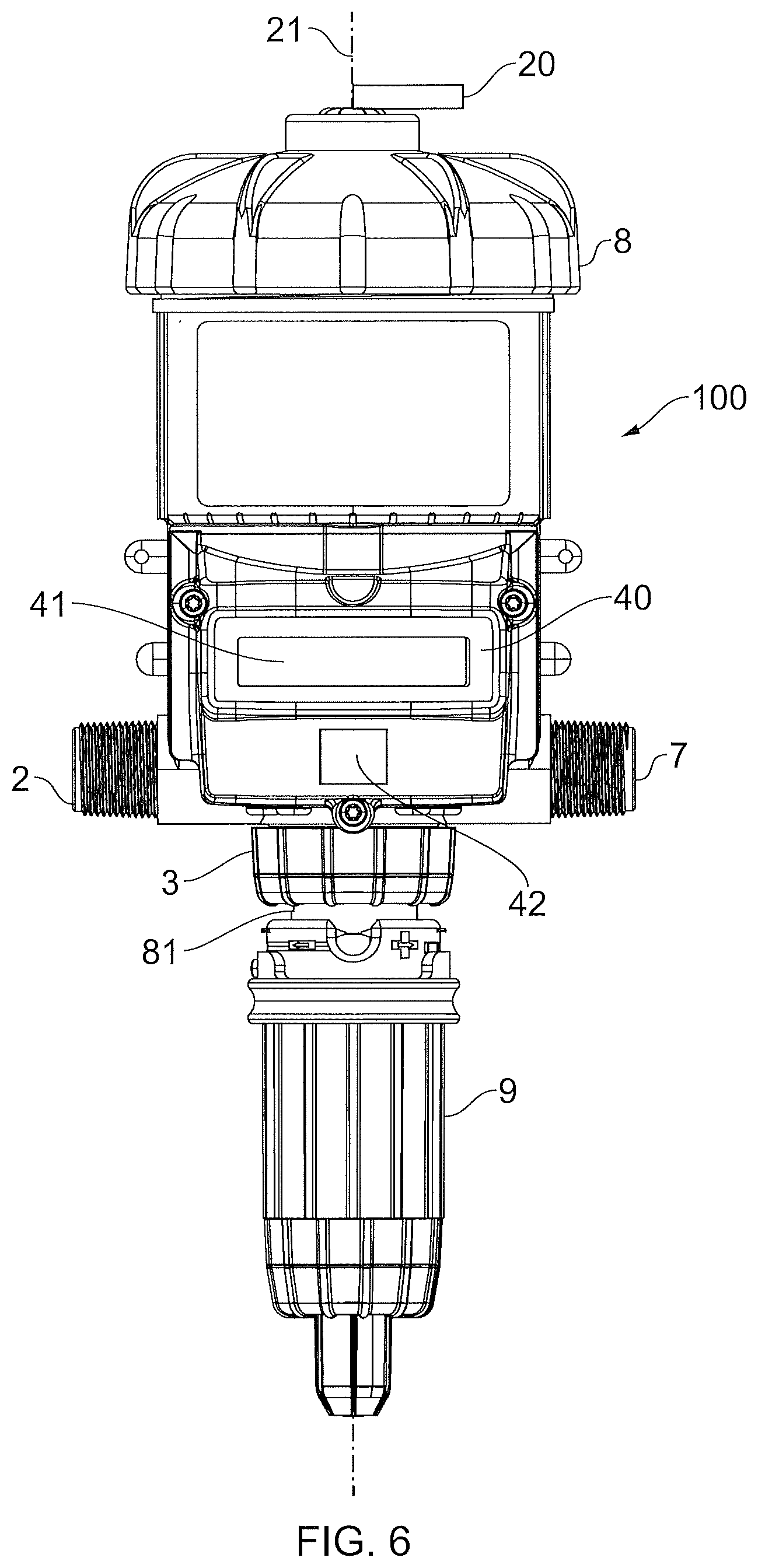 Patent US11773841 Figure 6 – Liquid dispenser comprising piezoelectric detector