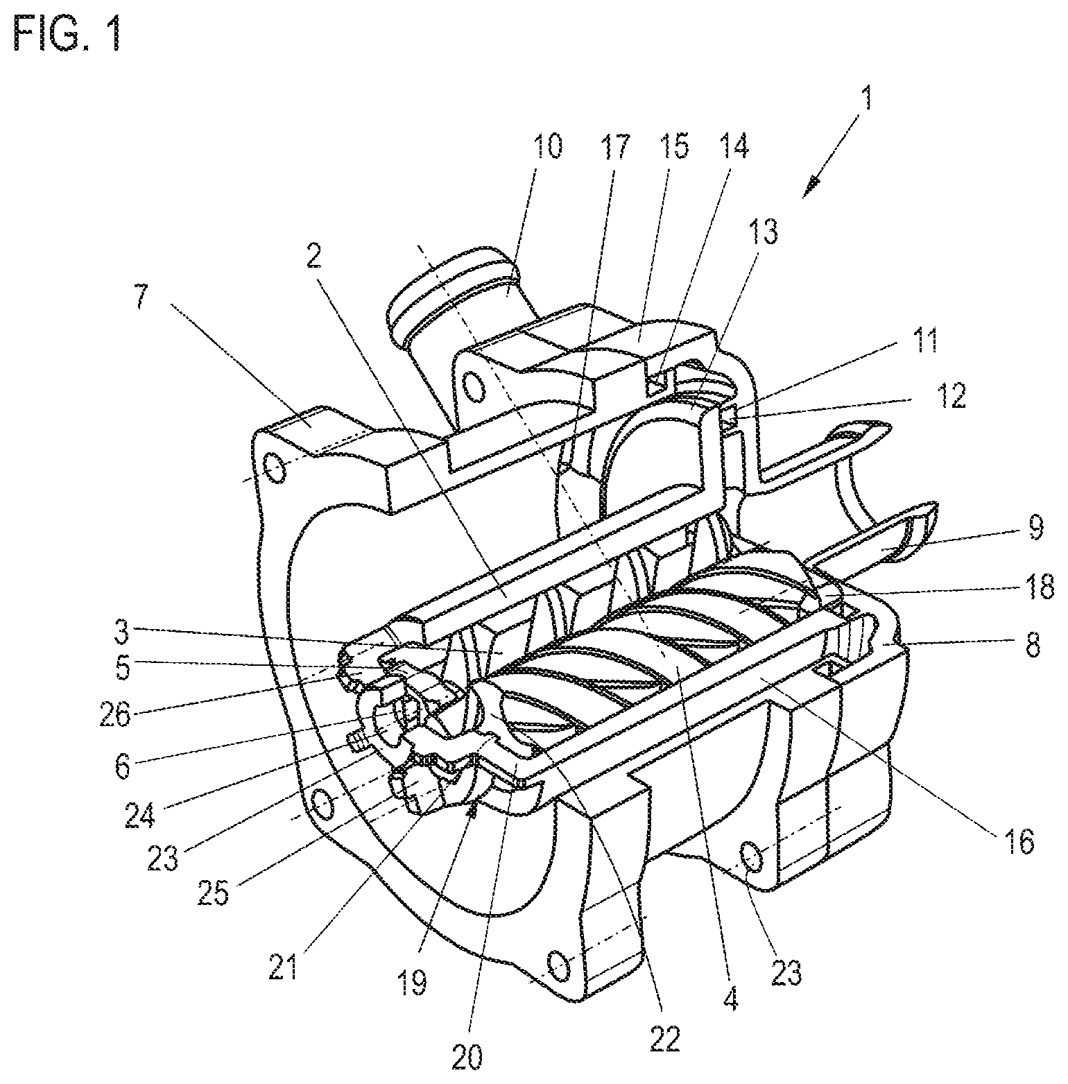 Patent US11773846 — Screw spindle pump — Figure 1