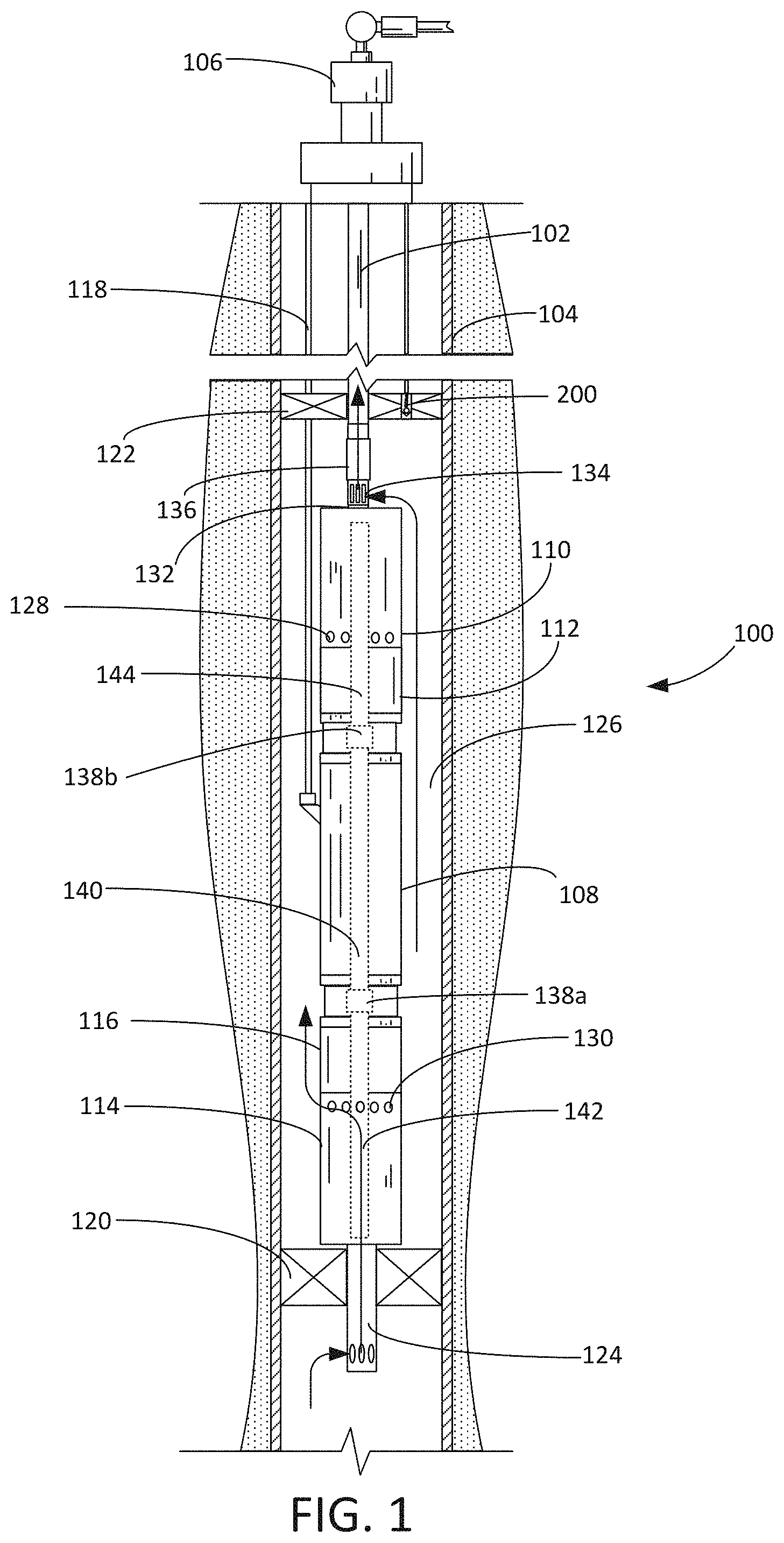 Patent US11773857 — Dual ESP with selectable pumps — Figure 1