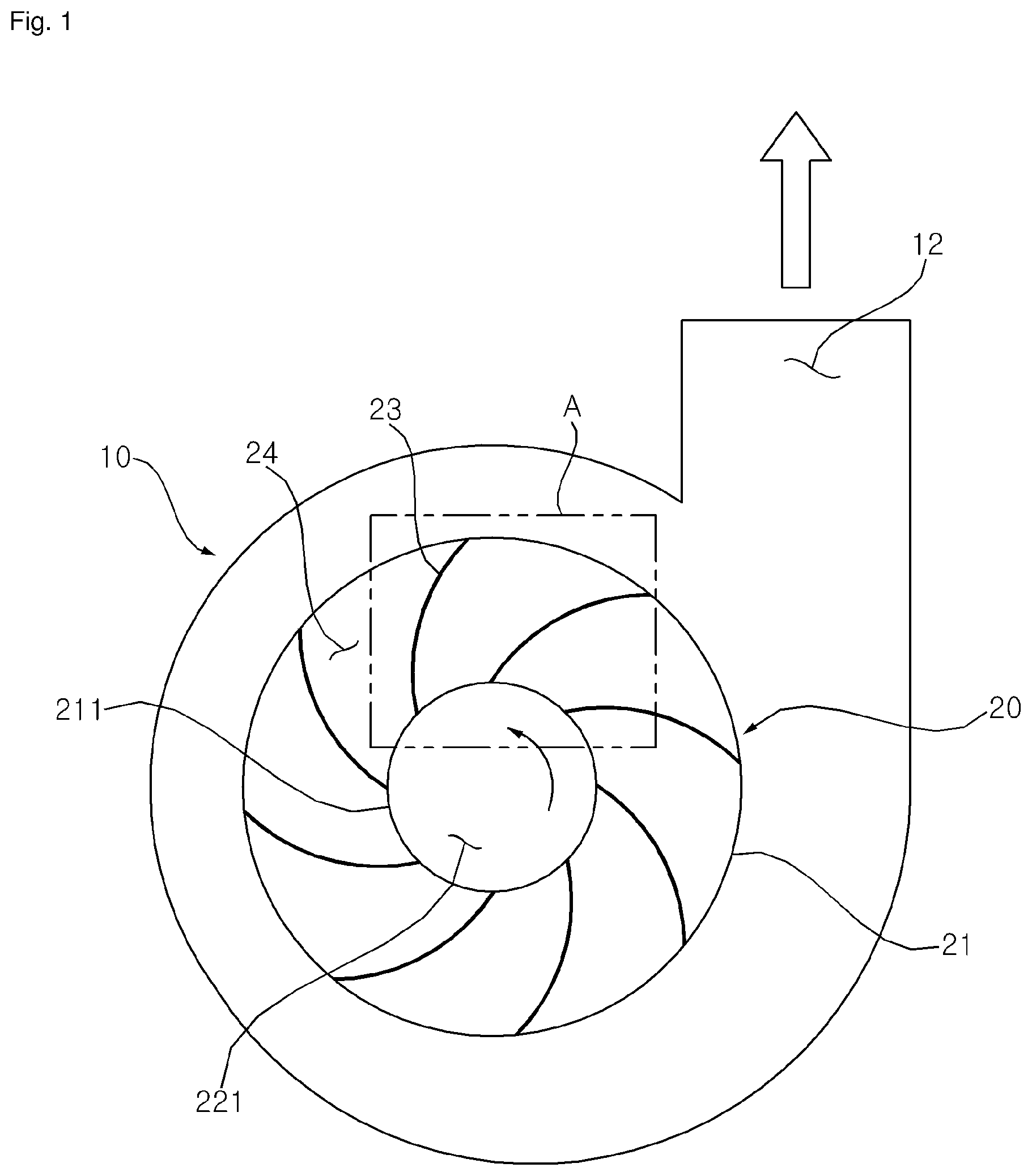 Patent US11773864 Figure 1 – Impeller