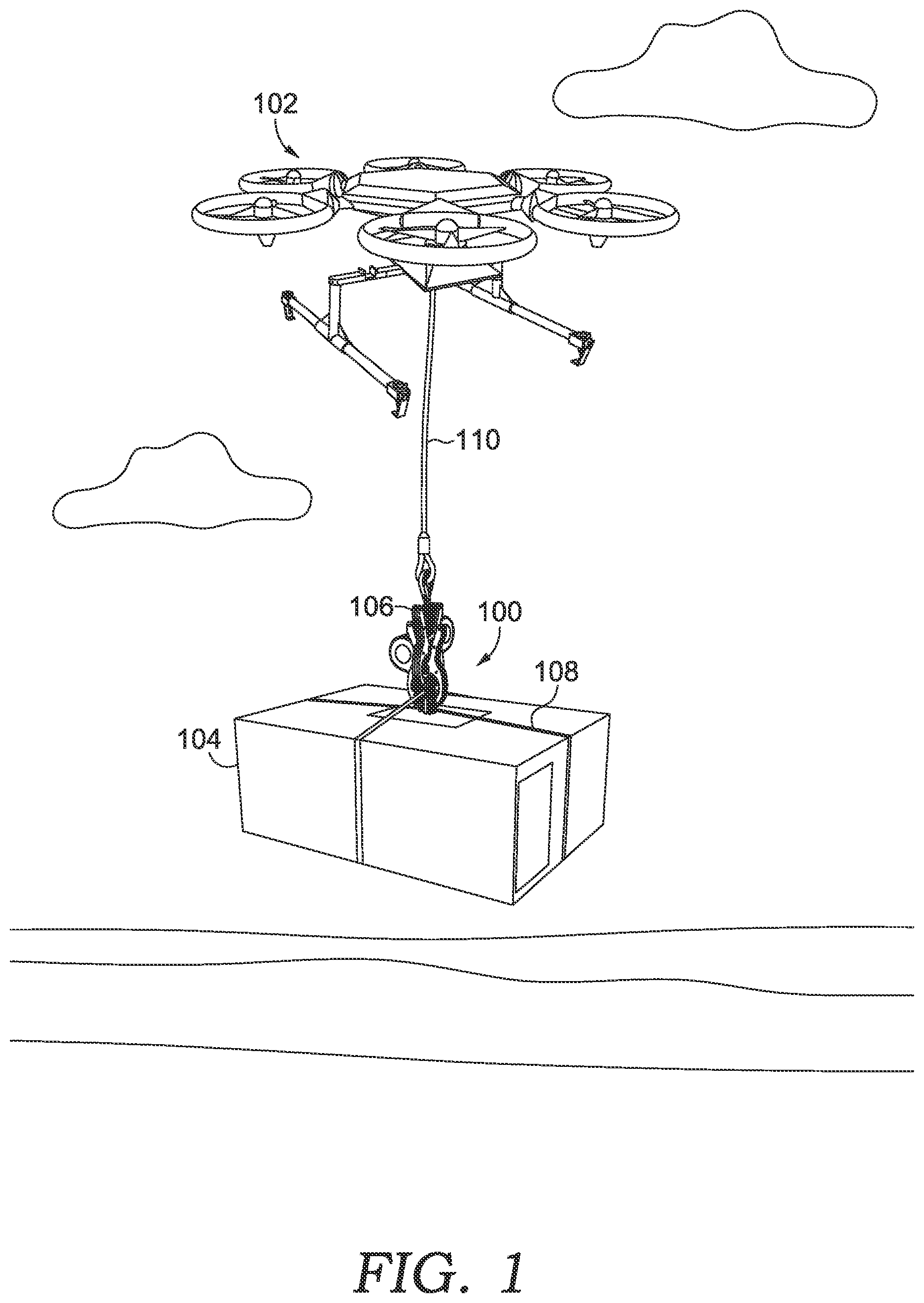 Patent US11773885 — Automatic release clamp — Figure 1