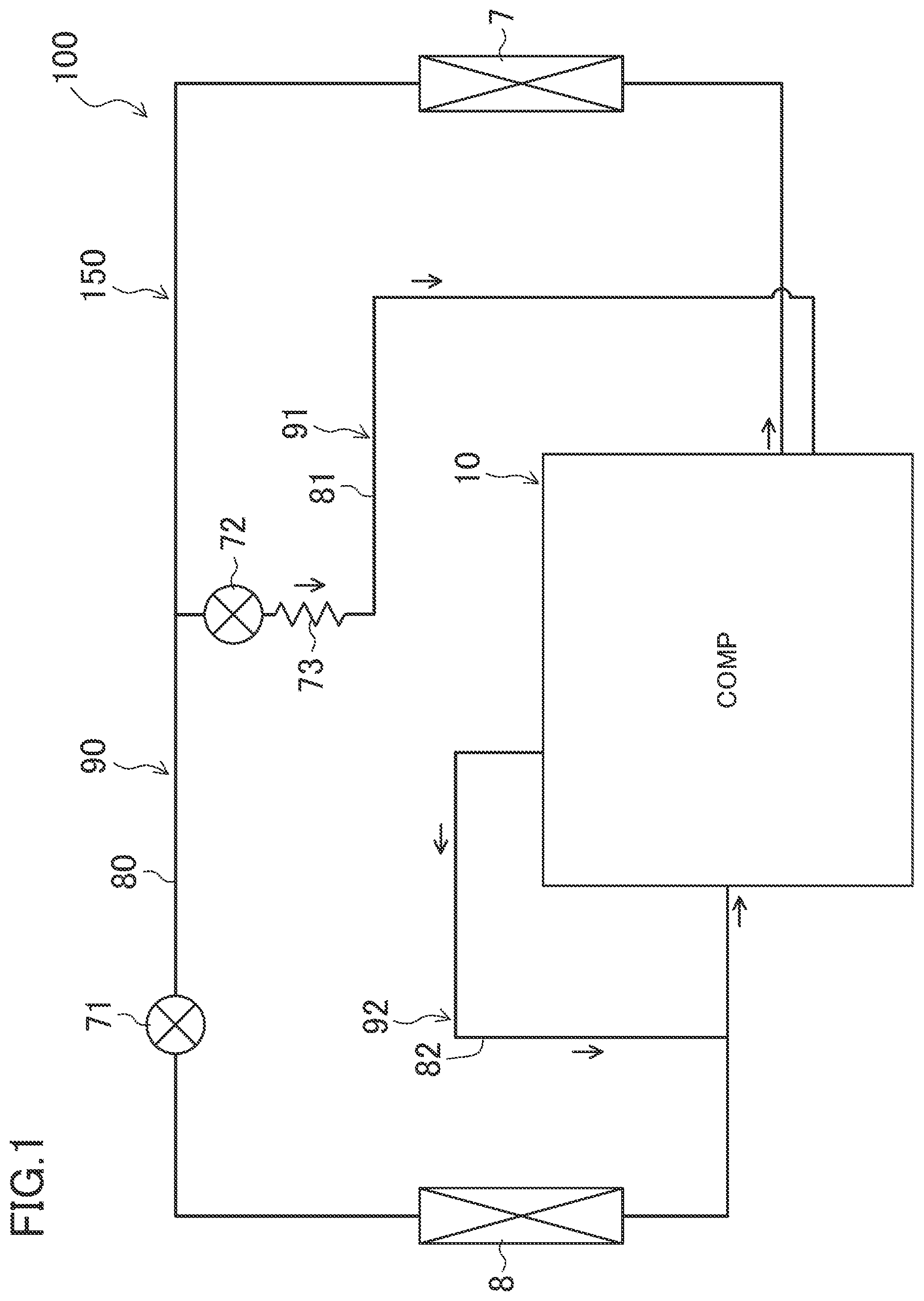 Patent US11773907 — Thrust gas bearing, centrifugal compressor equipped with same, and refrigeration apparatus equipped with same — Figure 1