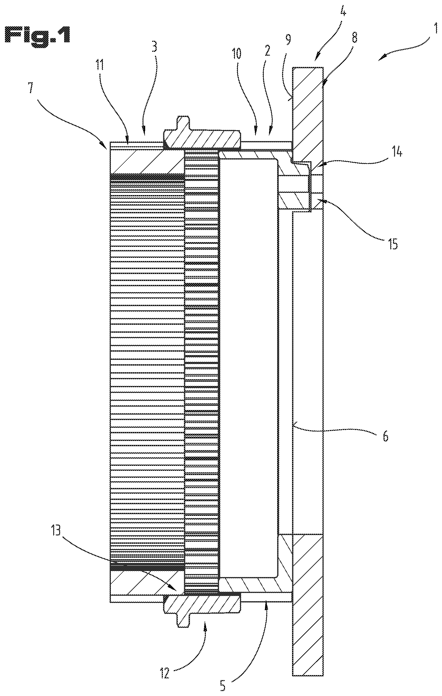 Patent US11773913 — Clutch — Figure 1