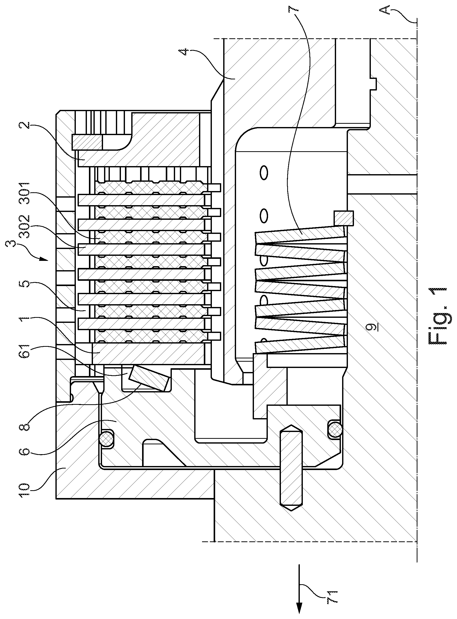Patent US11773914 — Clutch assembly — Figure 1