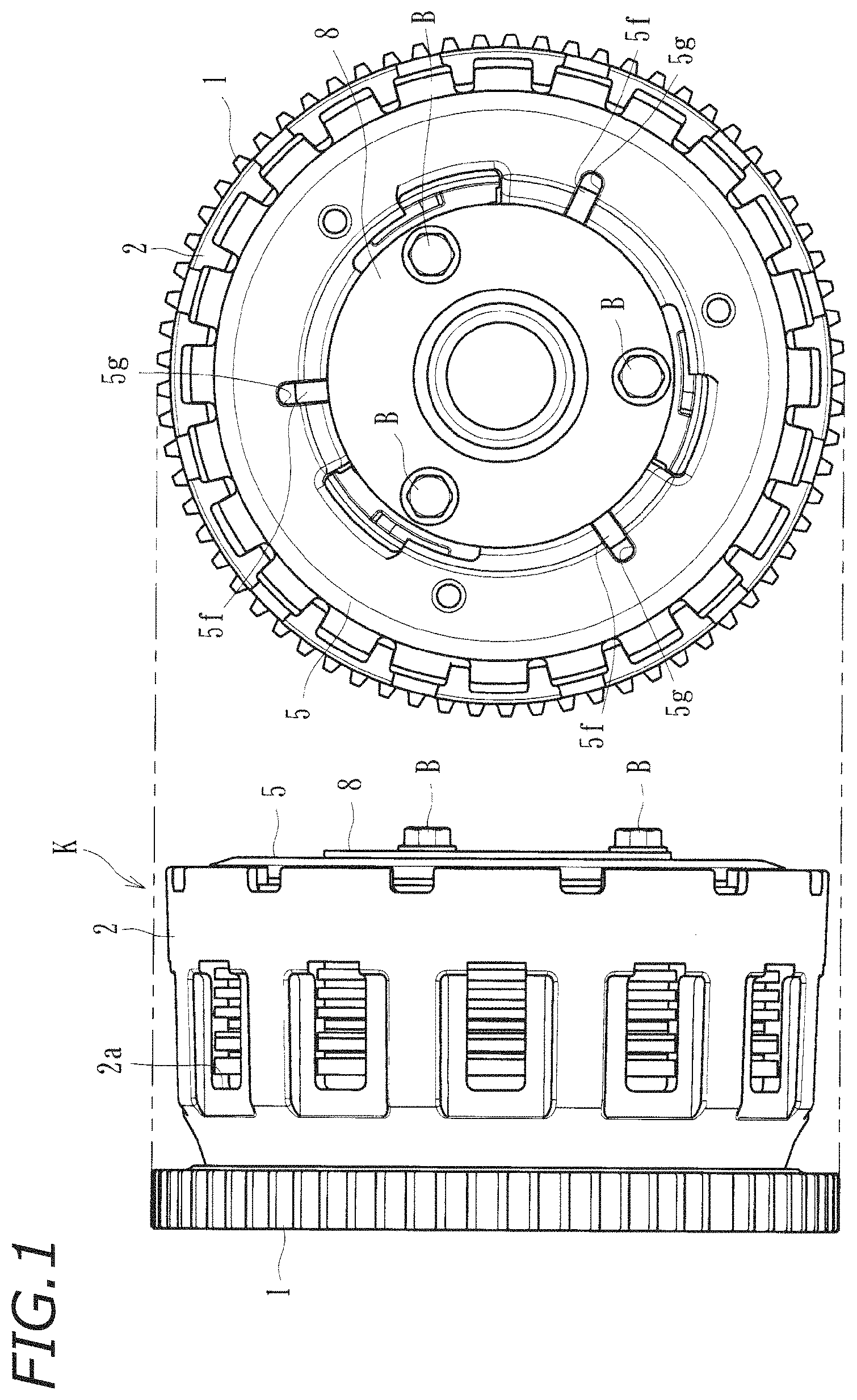 Patent US11773921 — Power transmission apparatus — Figure 1