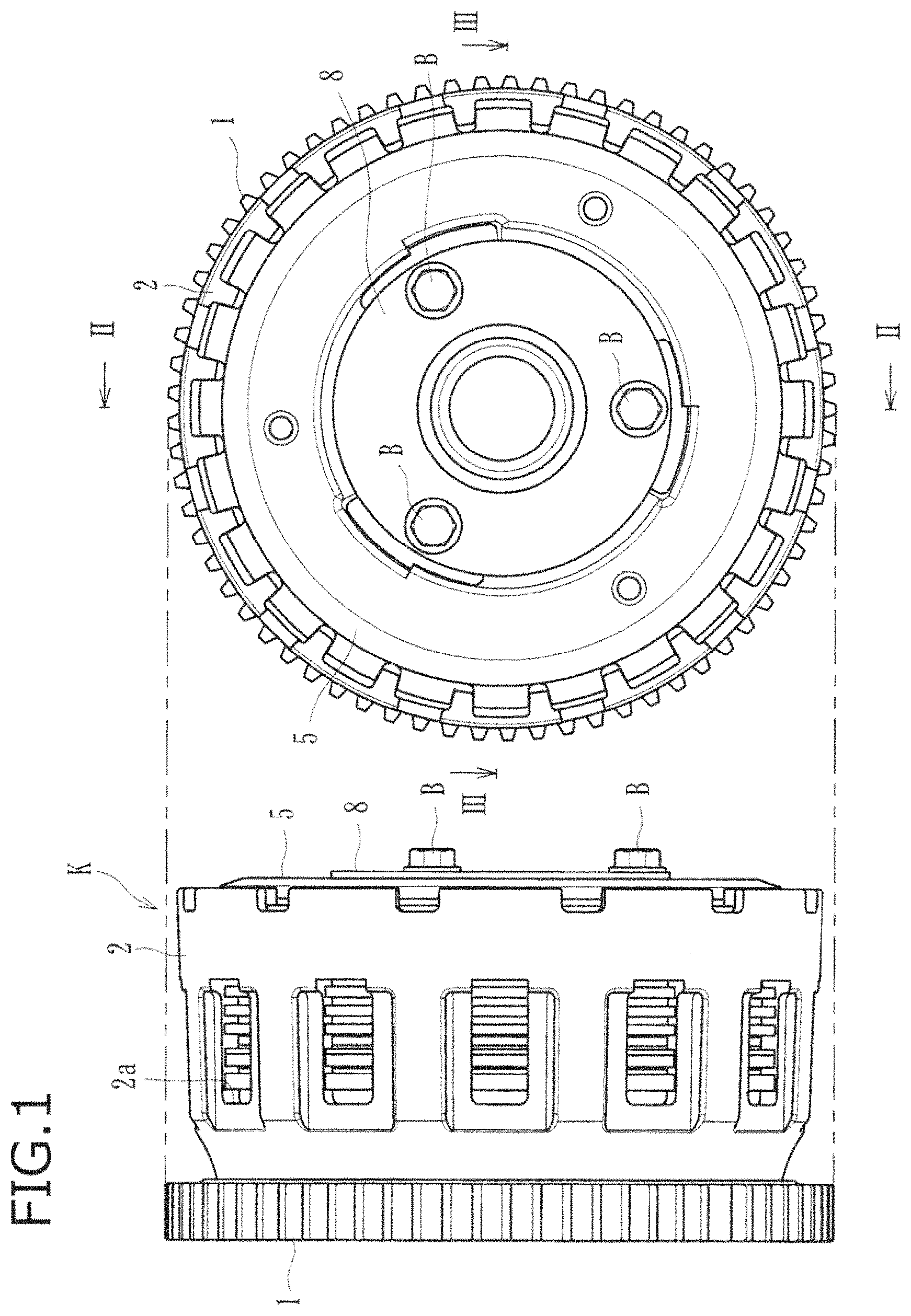Patent US11773923 — Power transmission apparatus — Figure 1