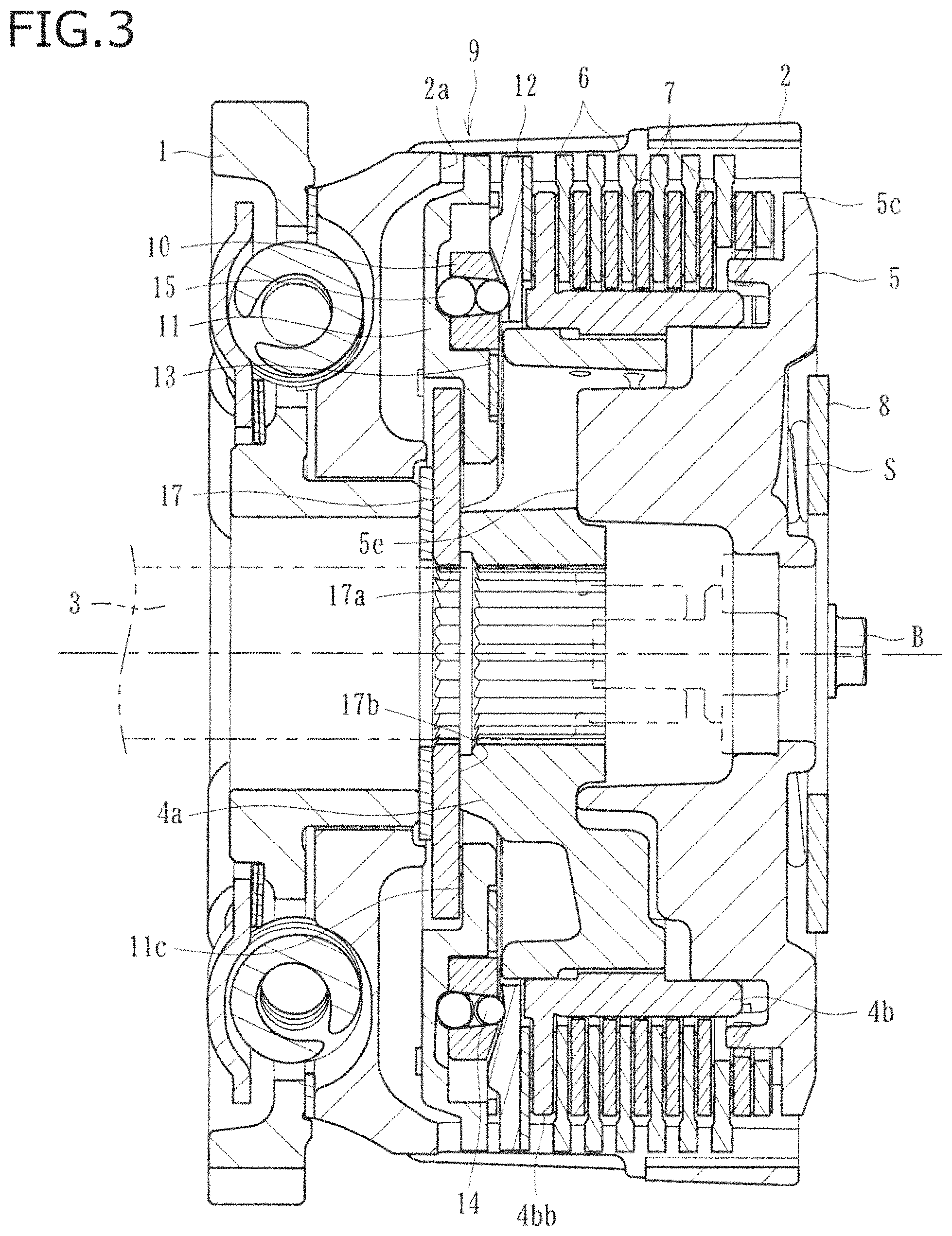 Patent US11773923 Figure 3 – Power transmission apparatus