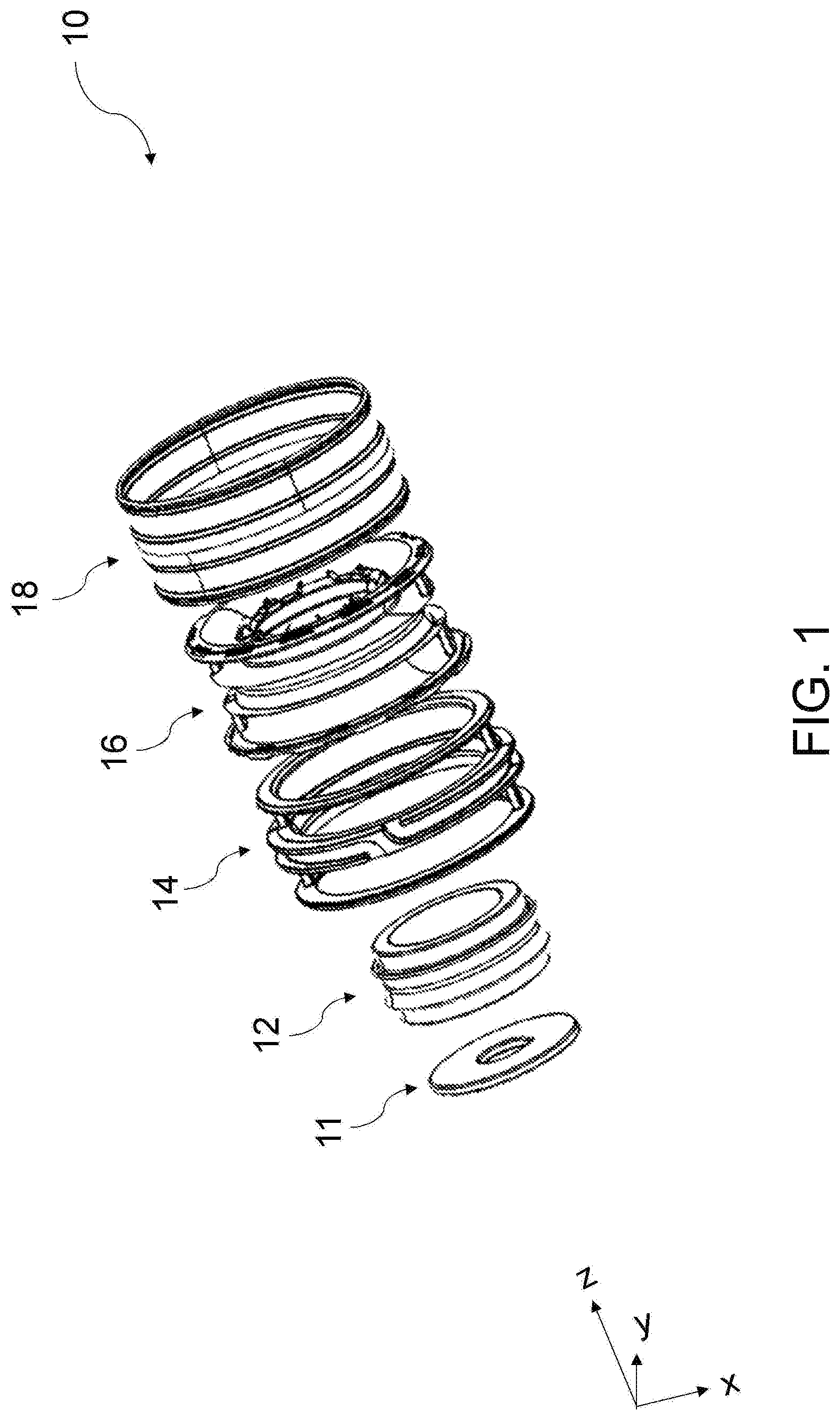 Patent US11773942 — Hydraulic mount and method of producing a hydraulic mount — Figure 1