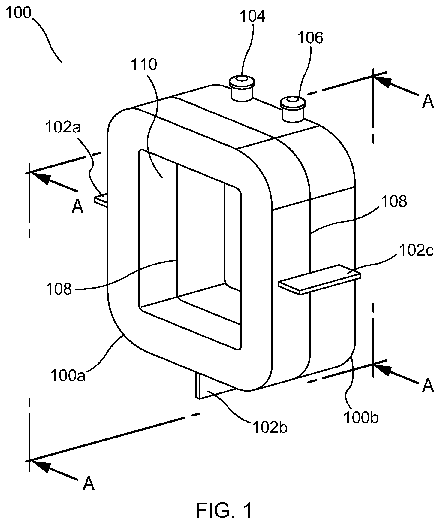 Patent US11773956 — Systems and methods for implementing node to node connections in mechanized assemblies — Figure 1