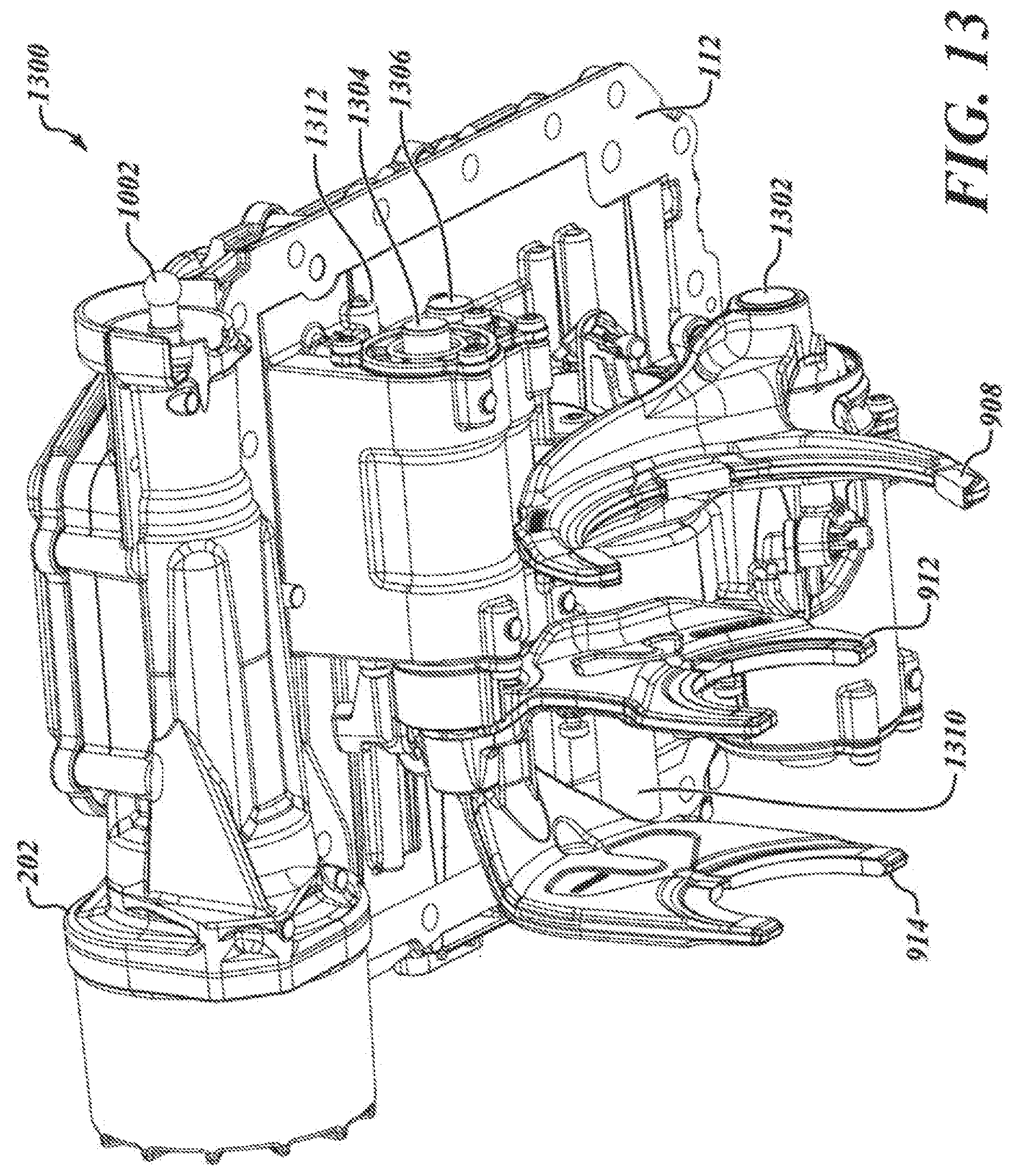 Patent US11773964 Figure 13 – System, method, and apparatus for operating a high efficiency, high output transmission