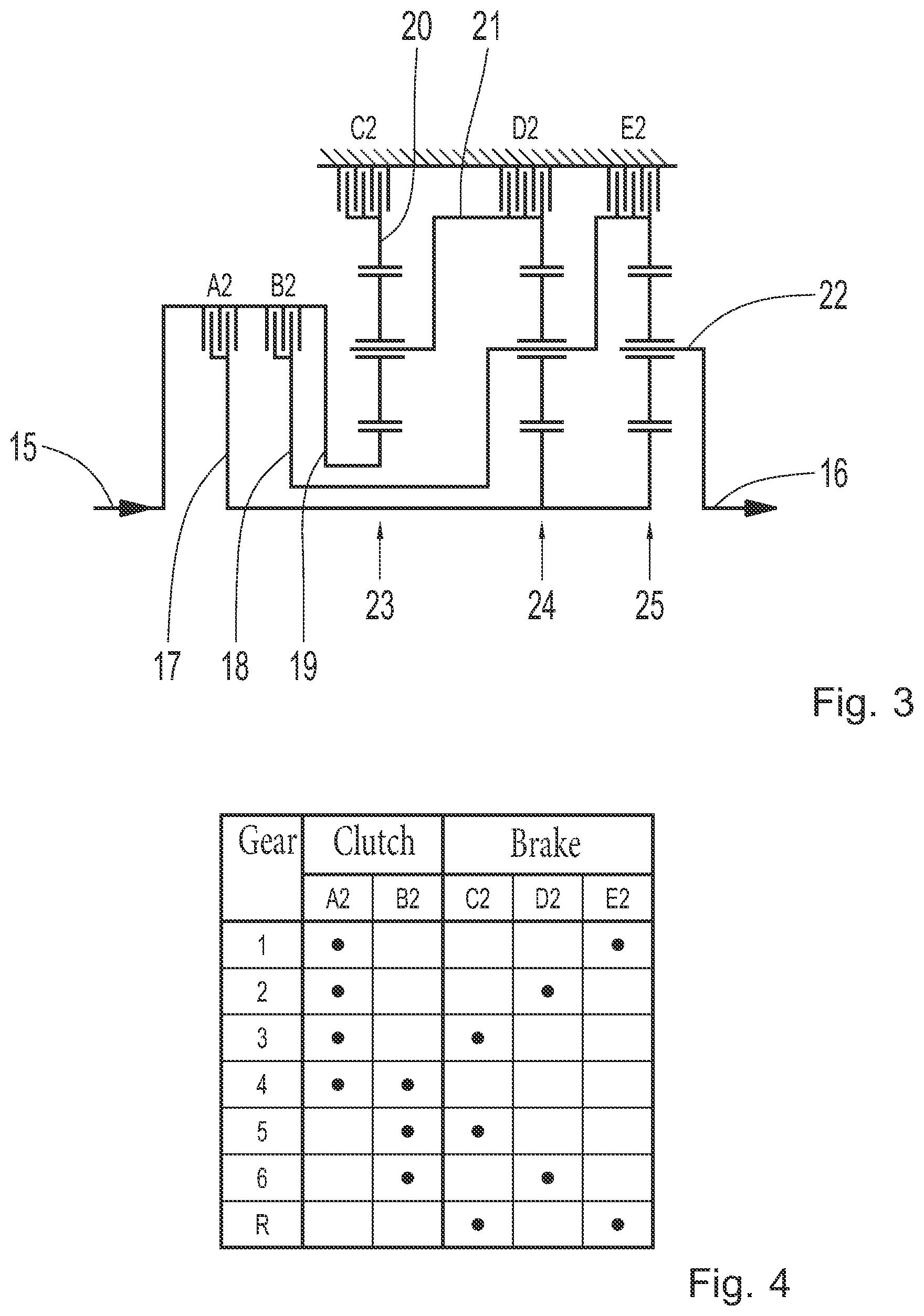 Patent US11773966 Figure 2 – Method and transmission control apparatus for operating a multiple-speed vehicle transmission