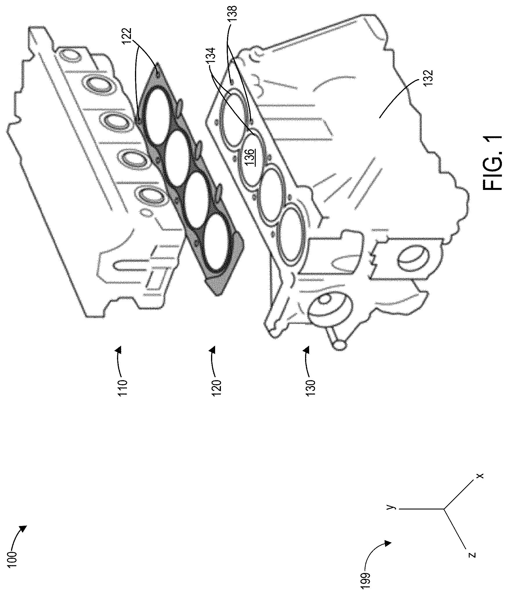 Patent US11773978 — Wire ring combustion seal for automotive engine — Figure 1