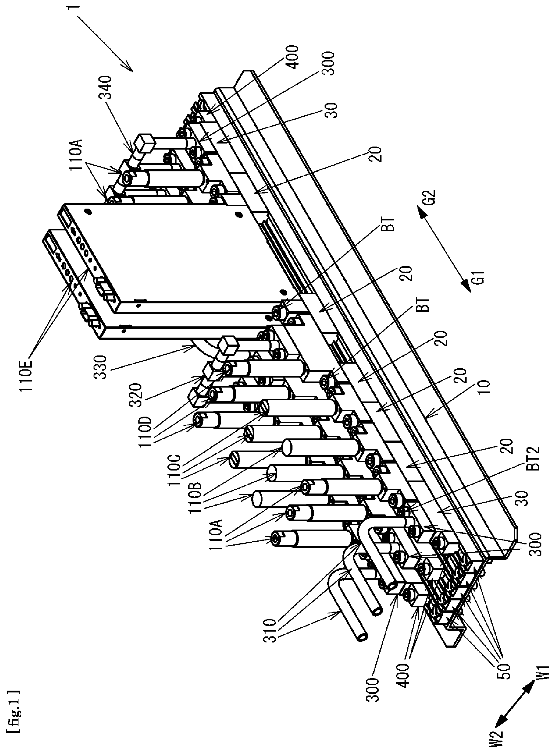 Patent US11774000 — Fluid control device and manufacturing method for the fluid control device — Figure 1