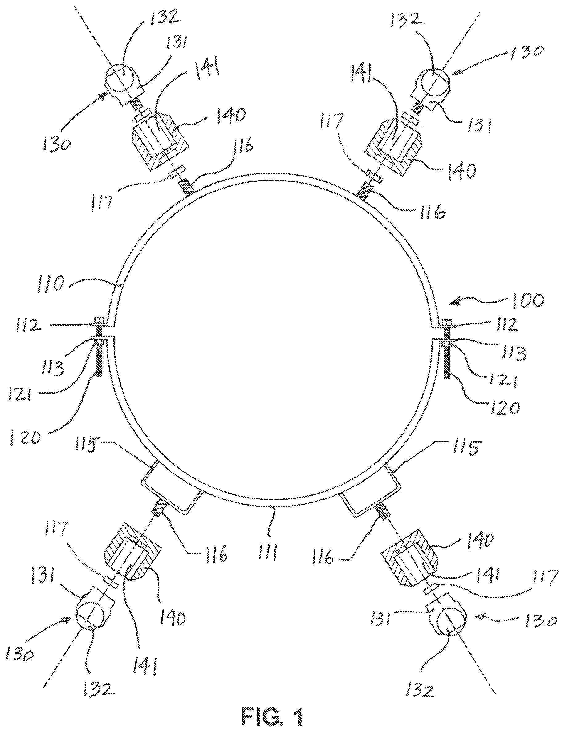 Patent US11774009 — Method and apparatus for multidirectional pipe runners — Figure 1