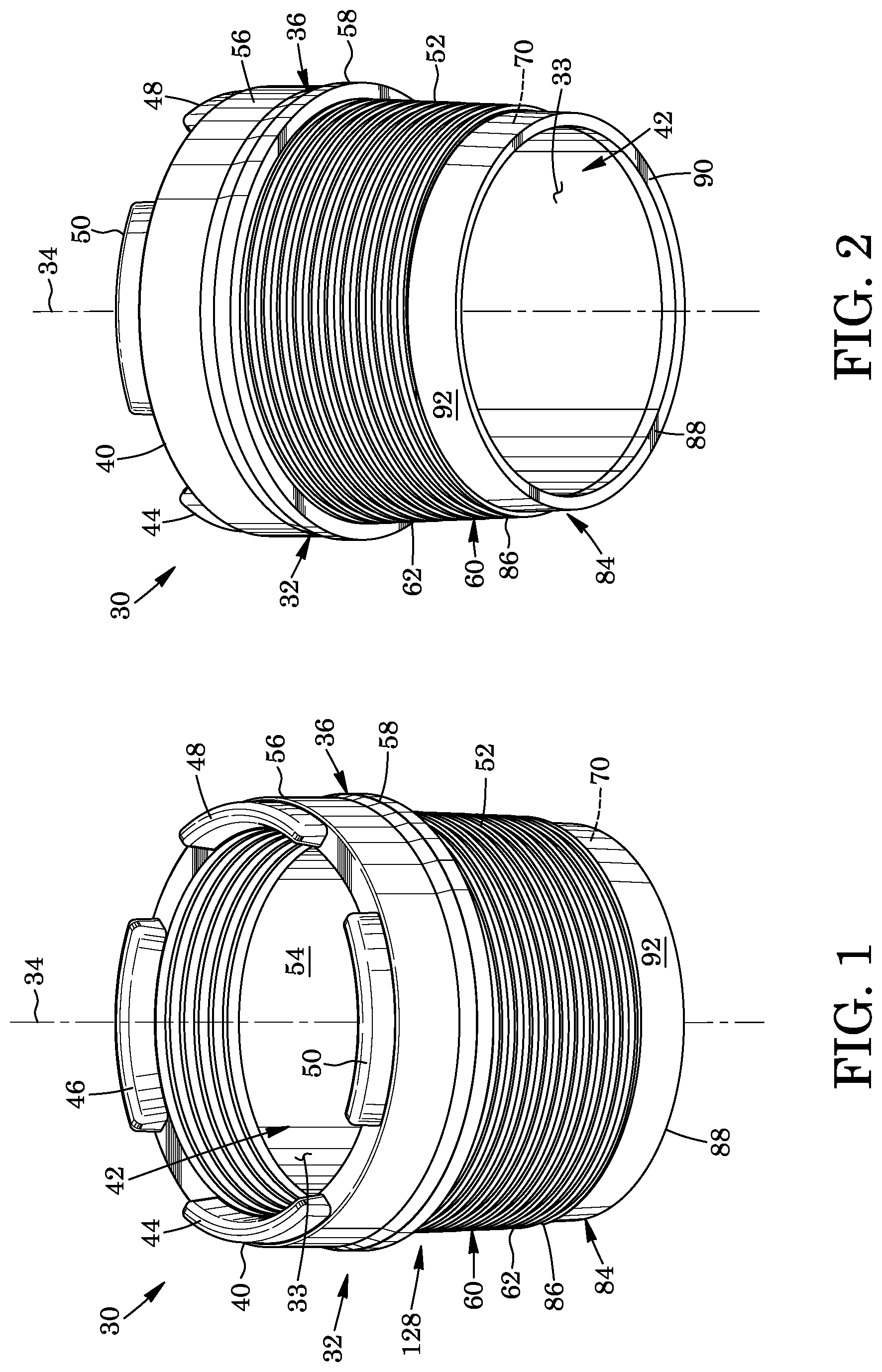 Patent US11774029 — Open-ended pipe thread protector with seal thereon and seal therefor — Figure 1