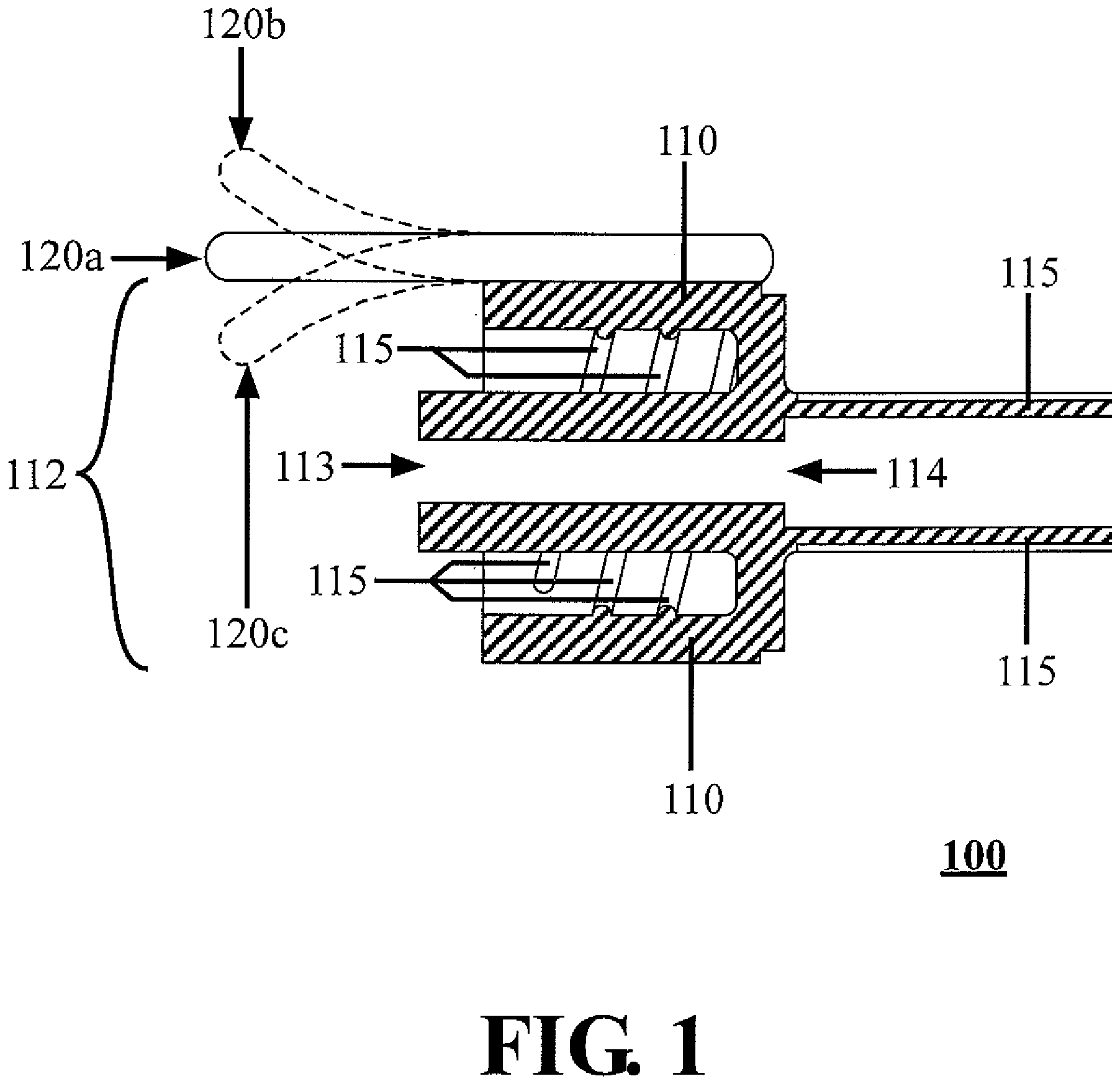 Patent US11774030 — Tubing connector for decreased contamination — Figure 1