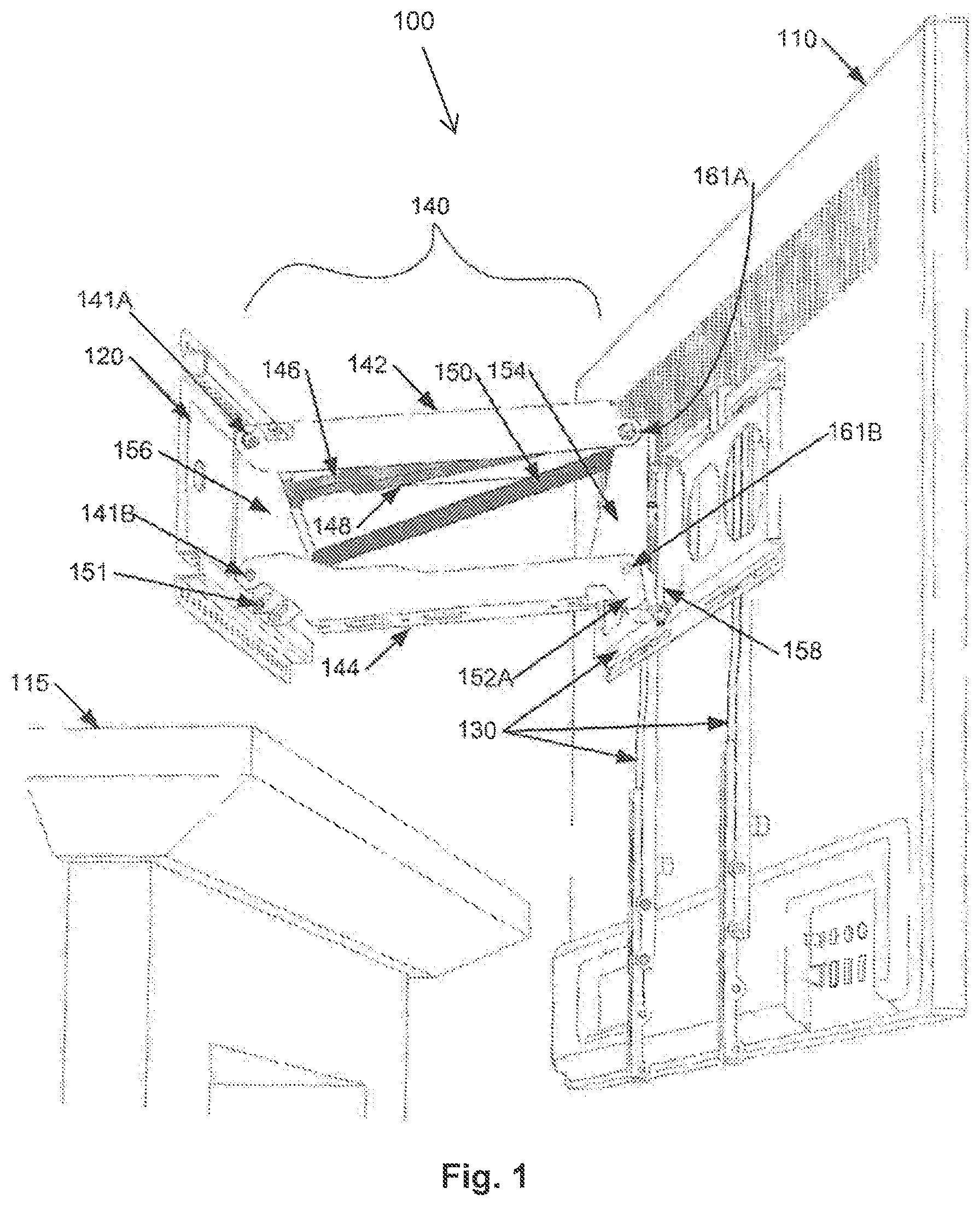Patent US11774033 — Display mount assembly — Figure 1