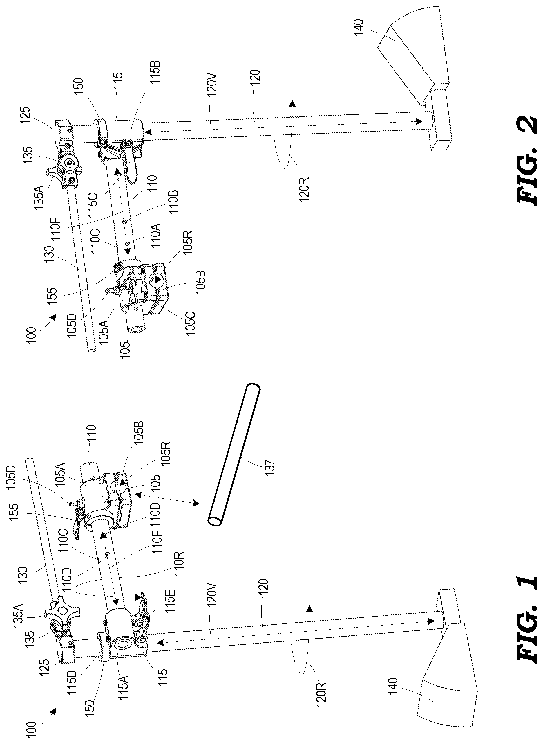 Patent US11774038 — Mounting assembly — Figure 1