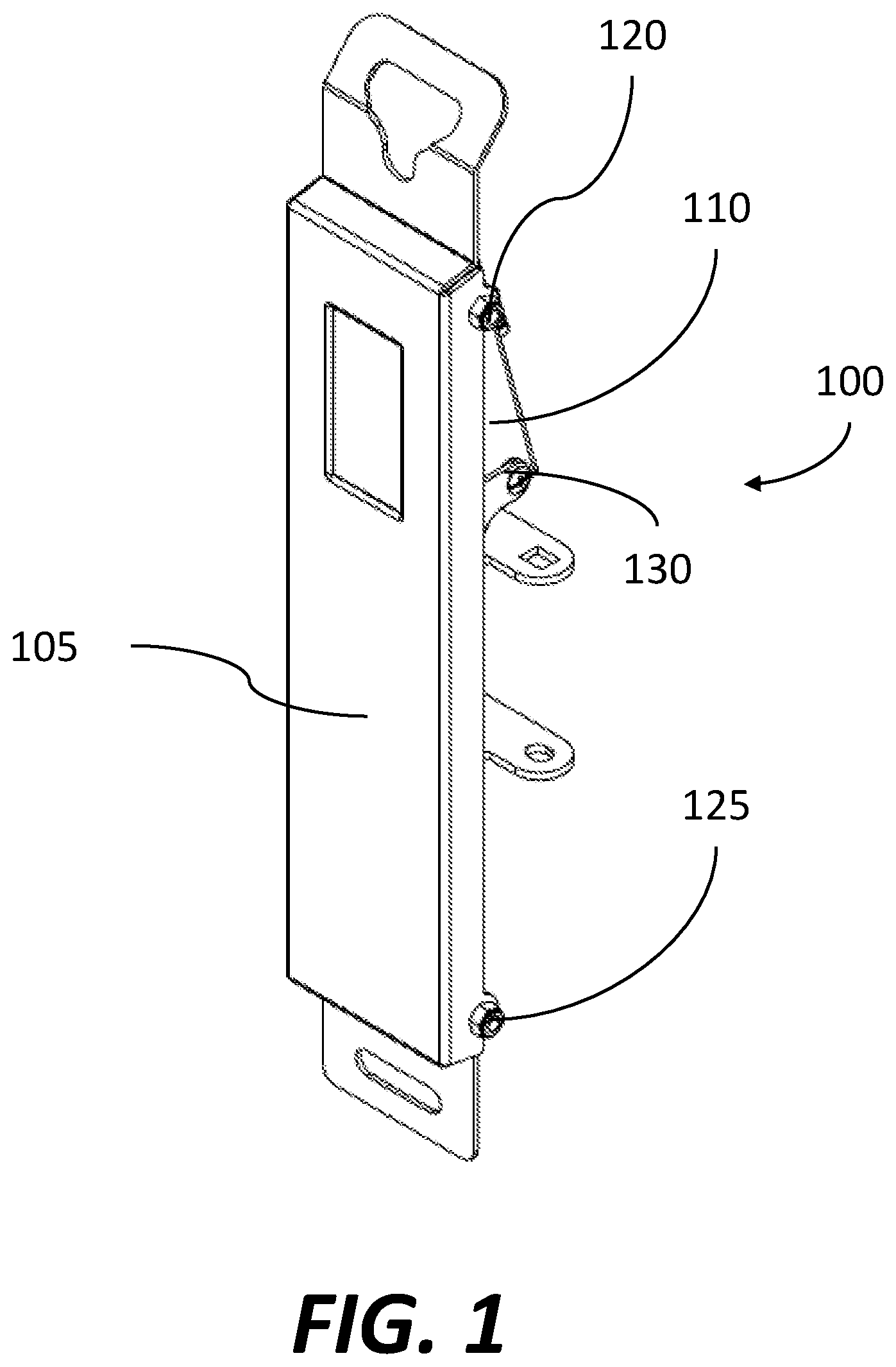 Patent US11774039 — Television support tilt mechanism — Figure 1