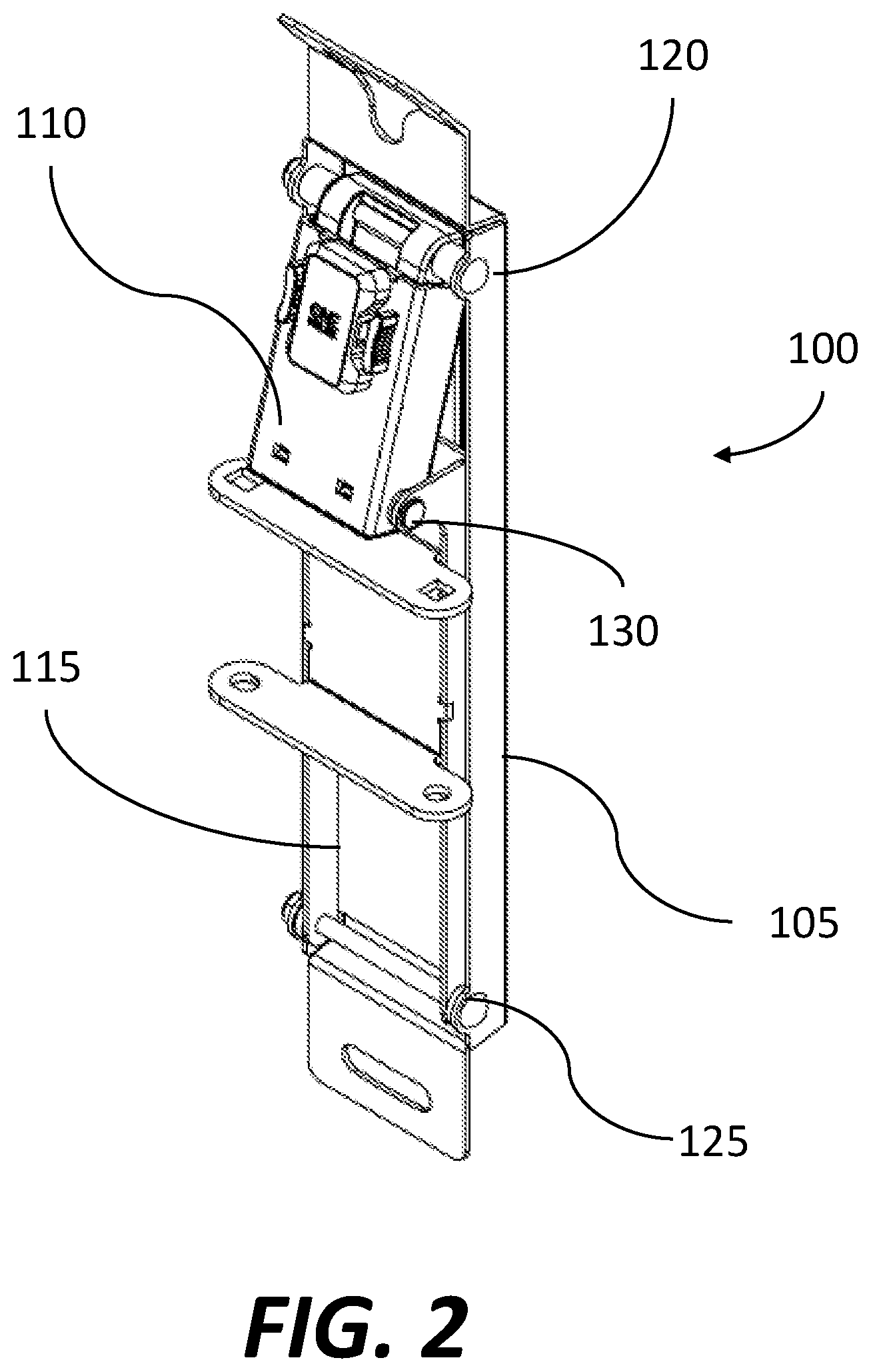 Patent US11774039 Figure 2 – Television support tilt mechanism