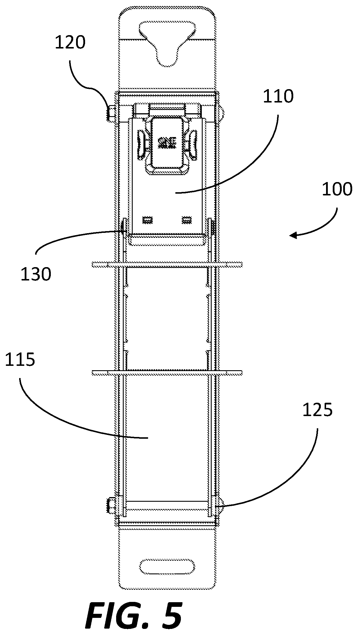 Patent US11774039 Figure 5 – Television support tilt mechanism