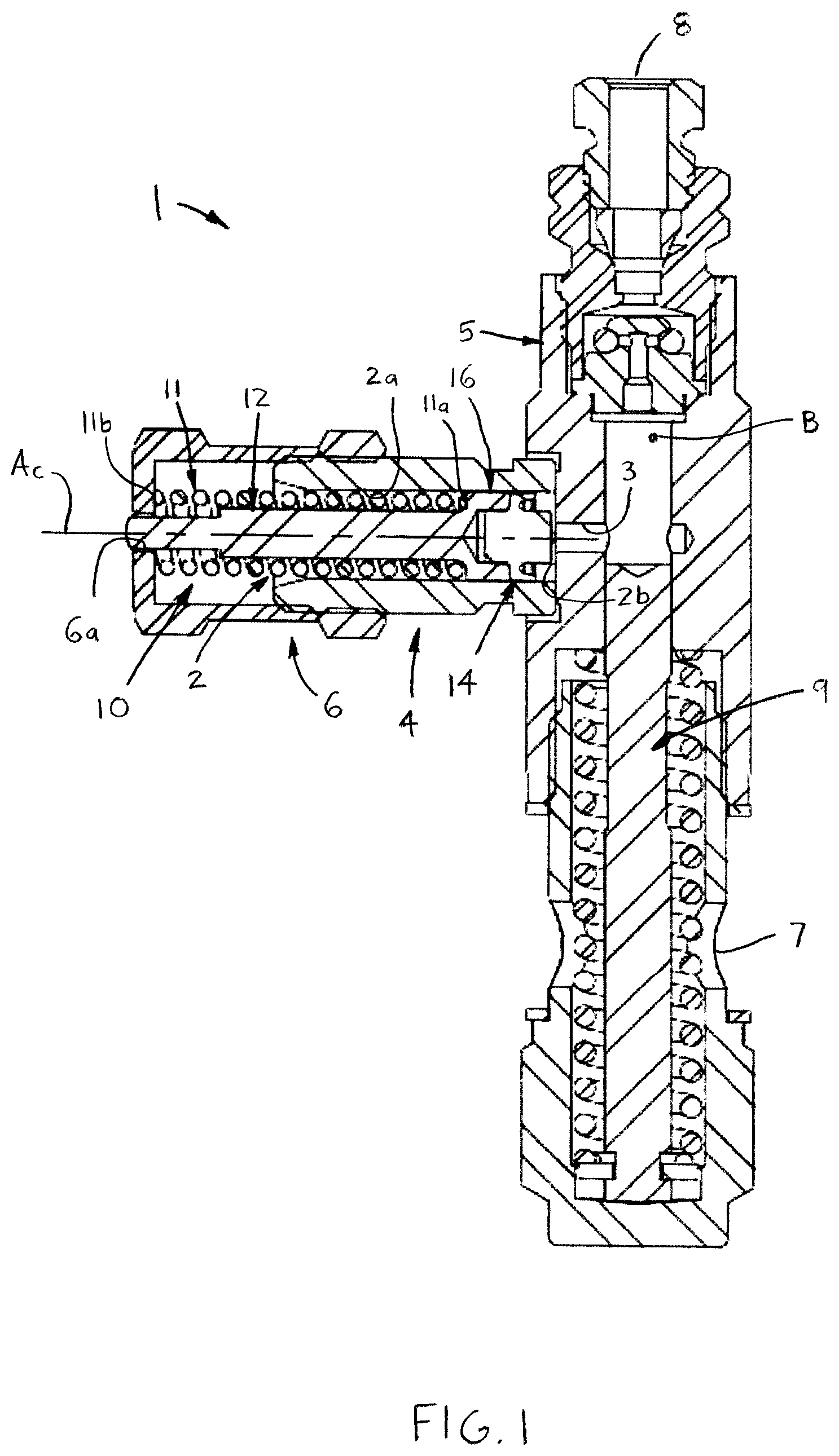 Patent US11774040 — Injector piston with improved seal — Figure 1