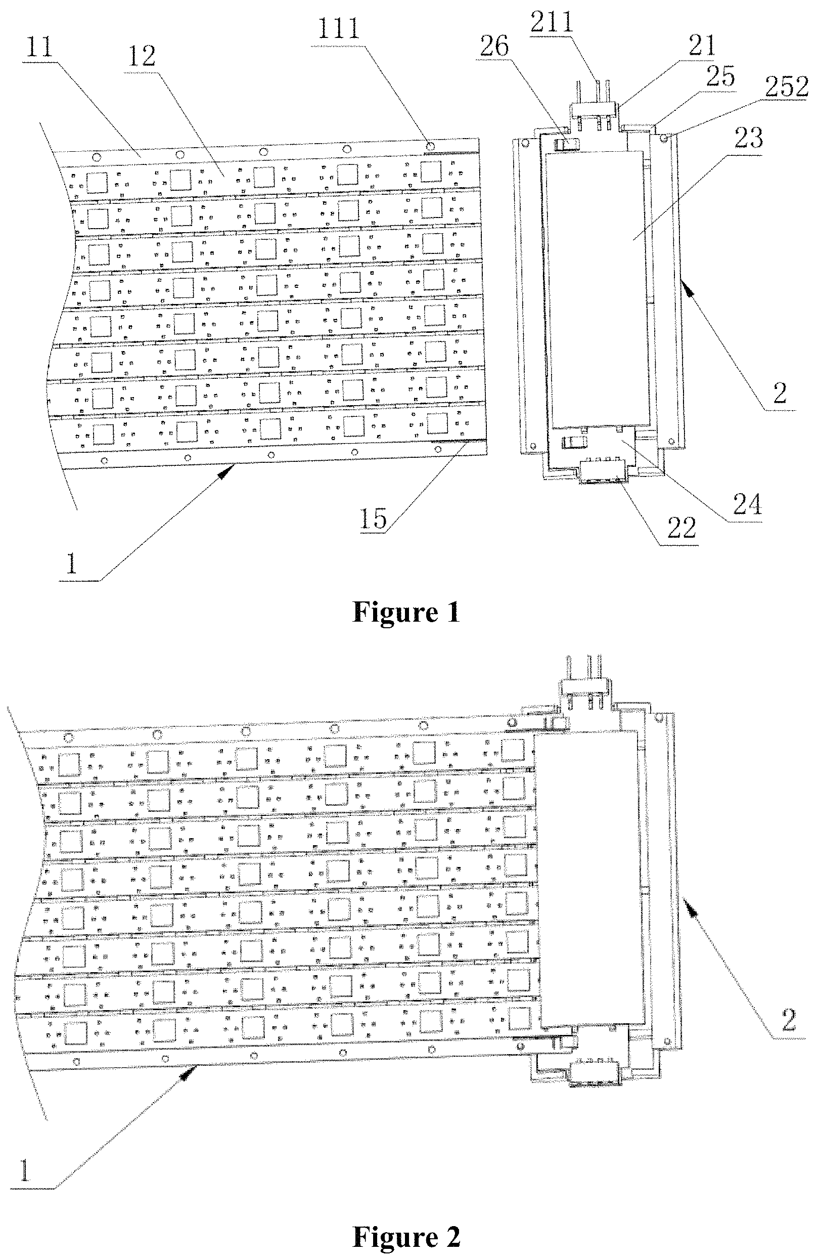 Patent US11774046 — LED light source assembly and high-power lamp using the same — Figure 1