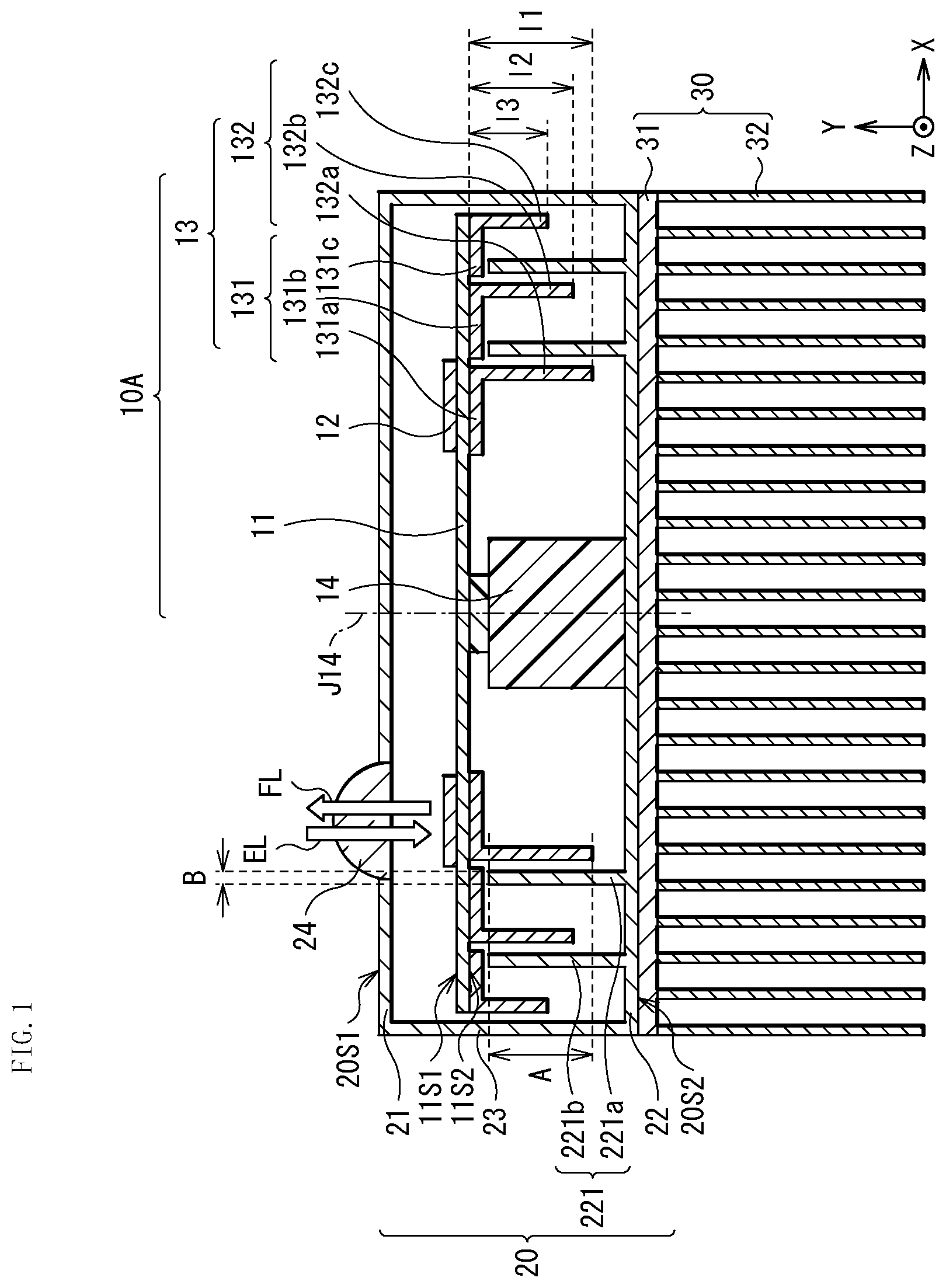 Patent US11774048 — Light source apparatus and projection display apparatus — Figure 1