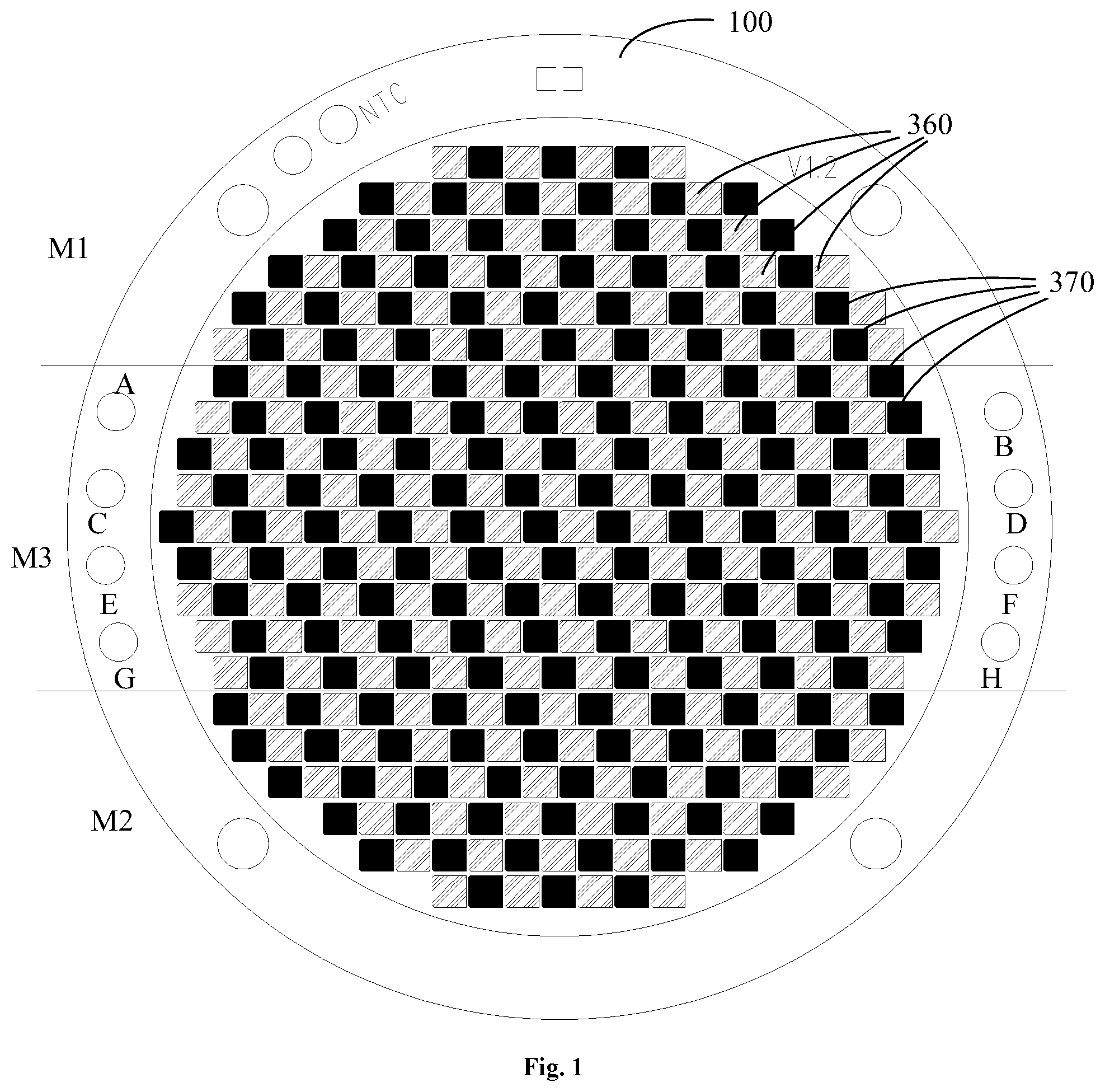 Patent US11774053 — Light board and spotlight — Figure 1