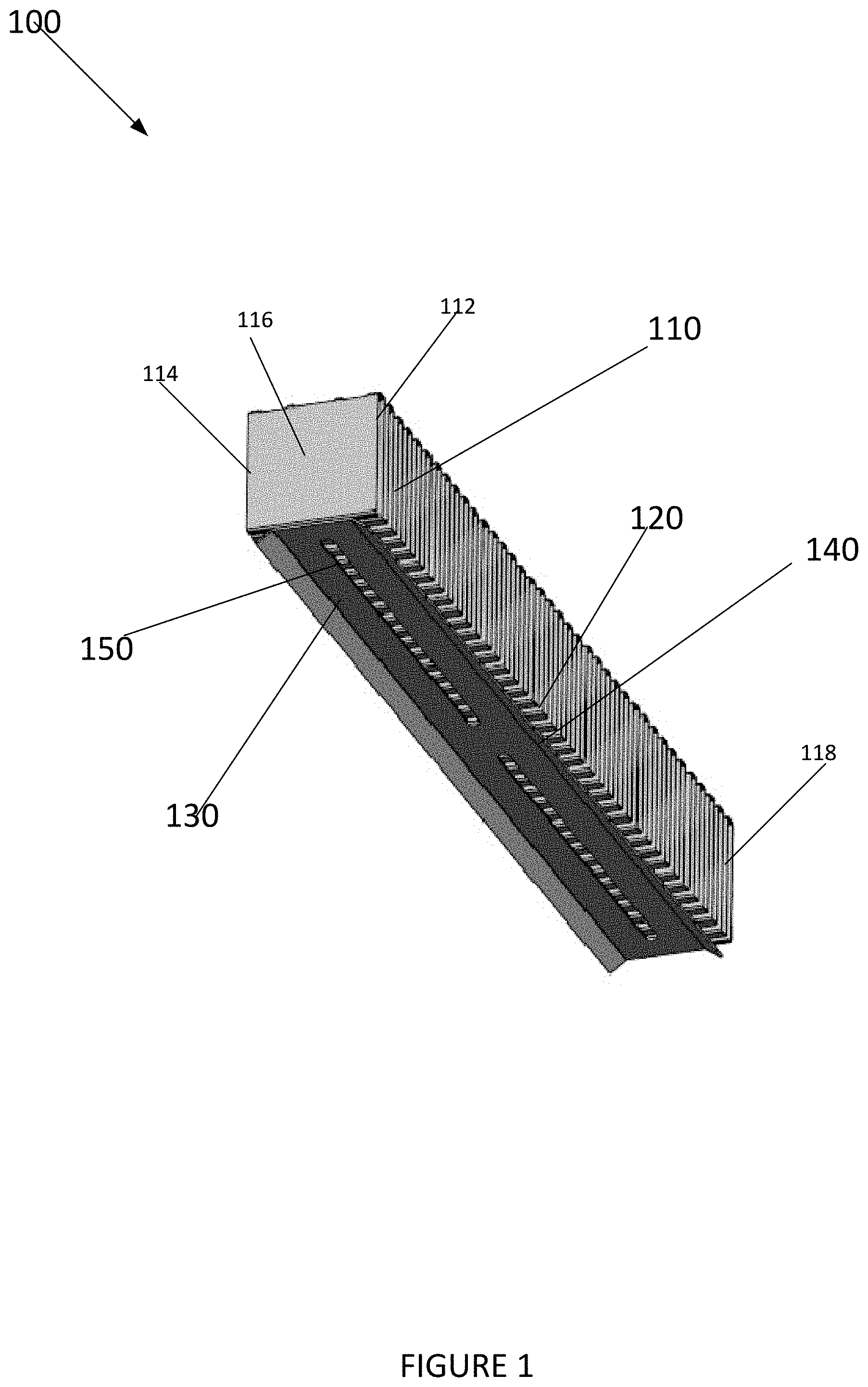 Patent US11774082 — Systems and methods for coupling a metal core PCB to a heat sink — Figure 1