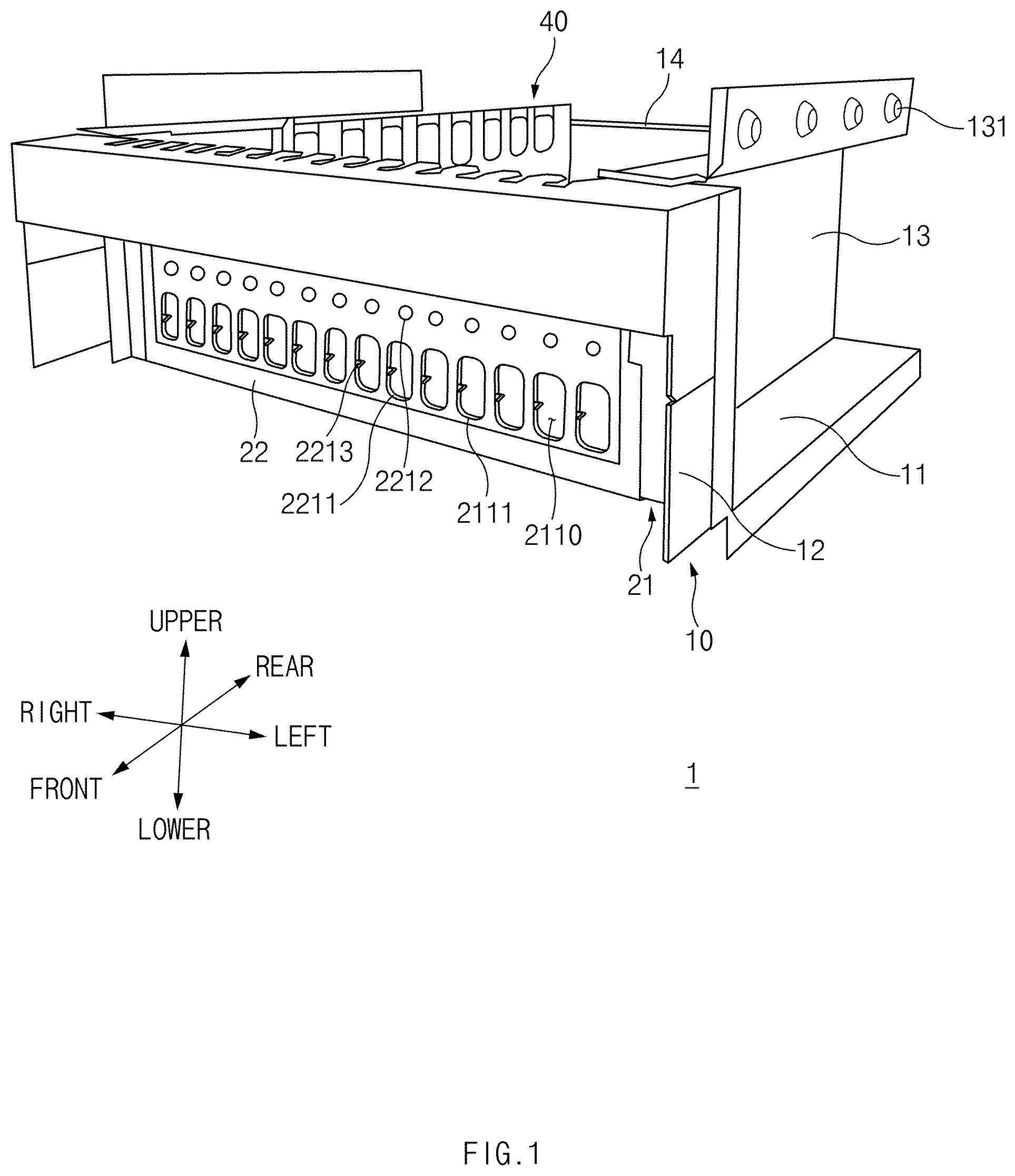 Patent US11774091 — Burner assembly — Figure 1